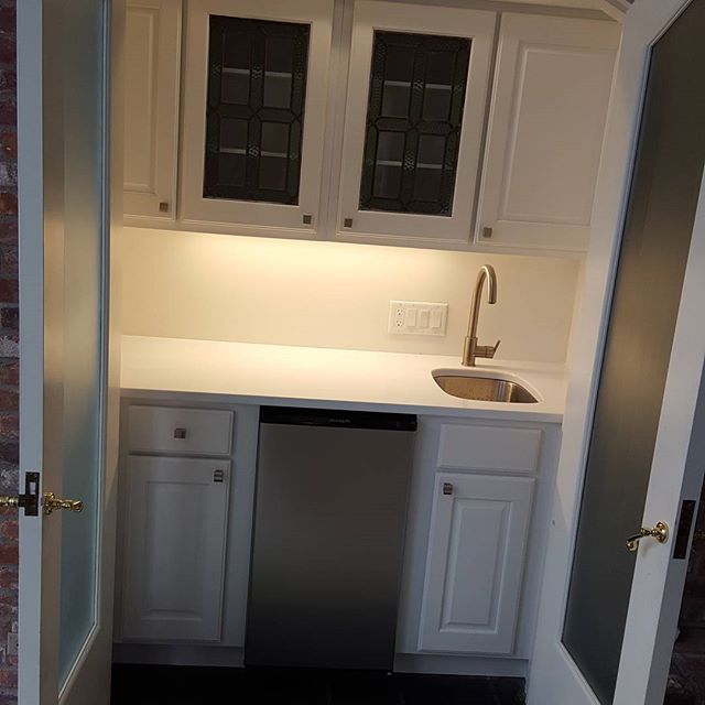 Rebuilt wet bar