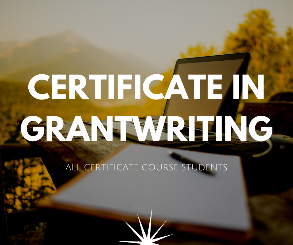 Certificate in Grantwriting