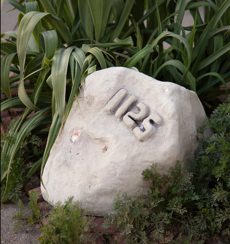 House Address. 2x3' Concrete Boulder.