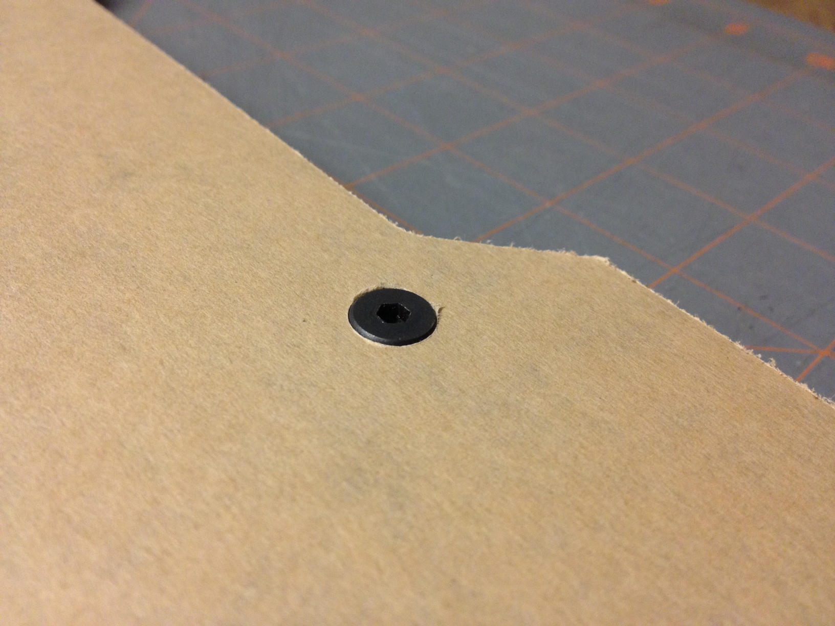 Low profile socket head screws. Soooo sexy when recessed..