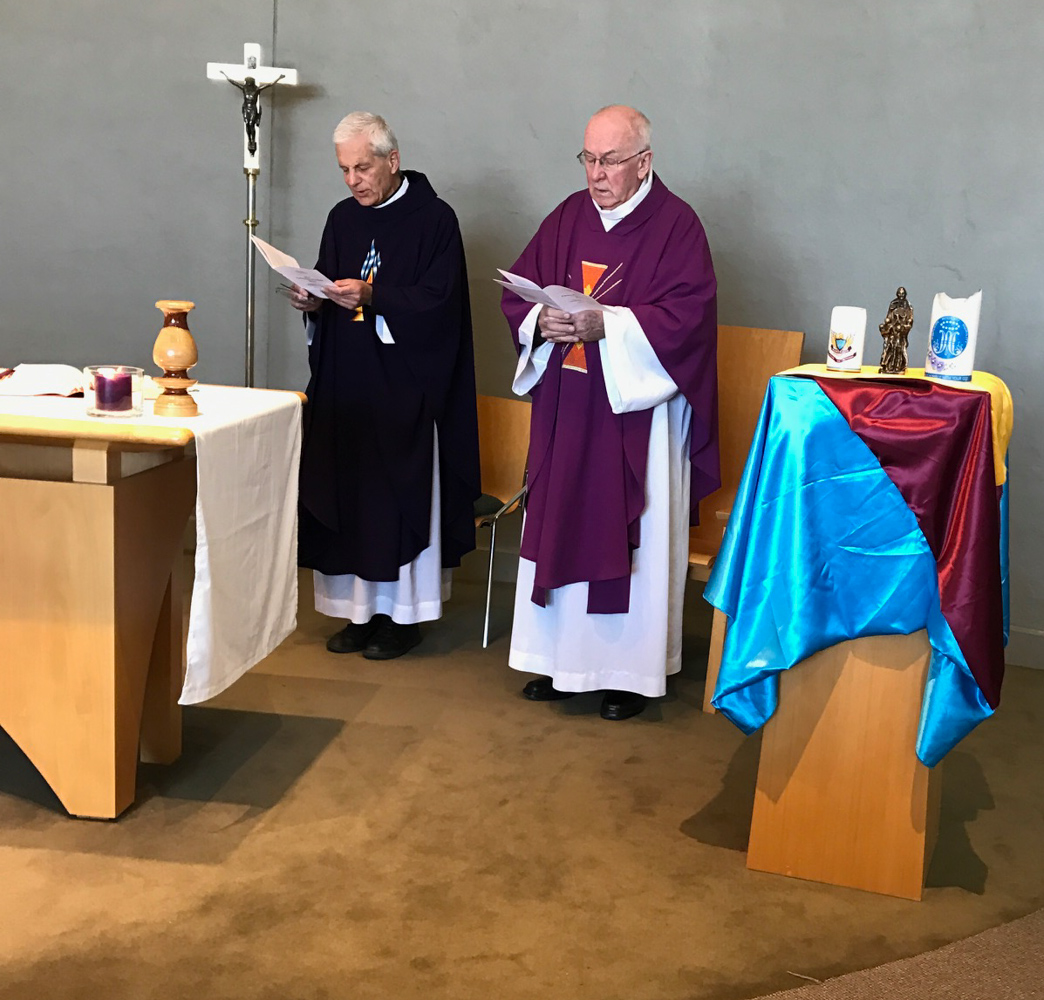 Celebrants Frs Pieter Ferwerda and Pat Harvey
