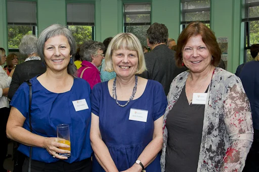 With Mary Kostakidis and Robyn Ewing at 30th birthday party for Five Times Dizzy