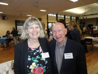 With Maurice Saxby at IBBY event