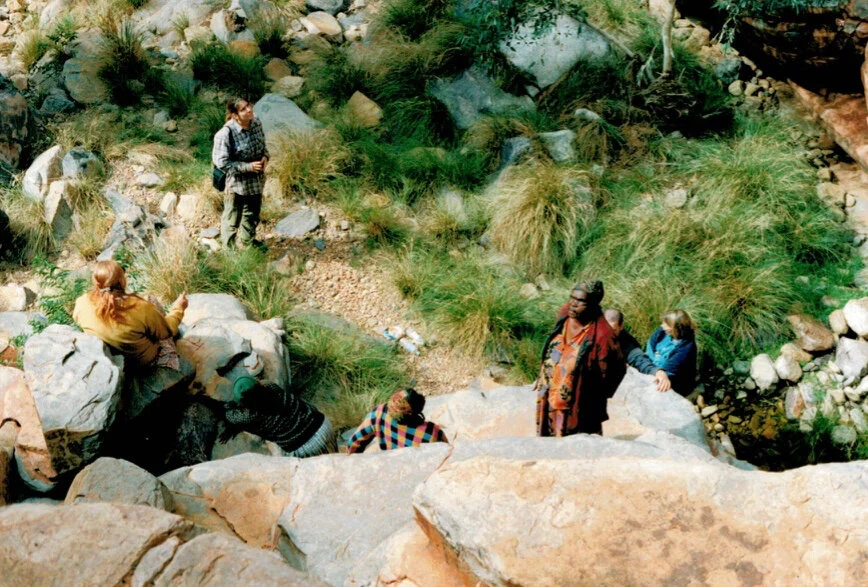 Papunya School Country visit to Karrinyarra with Elders, 1998.jpg