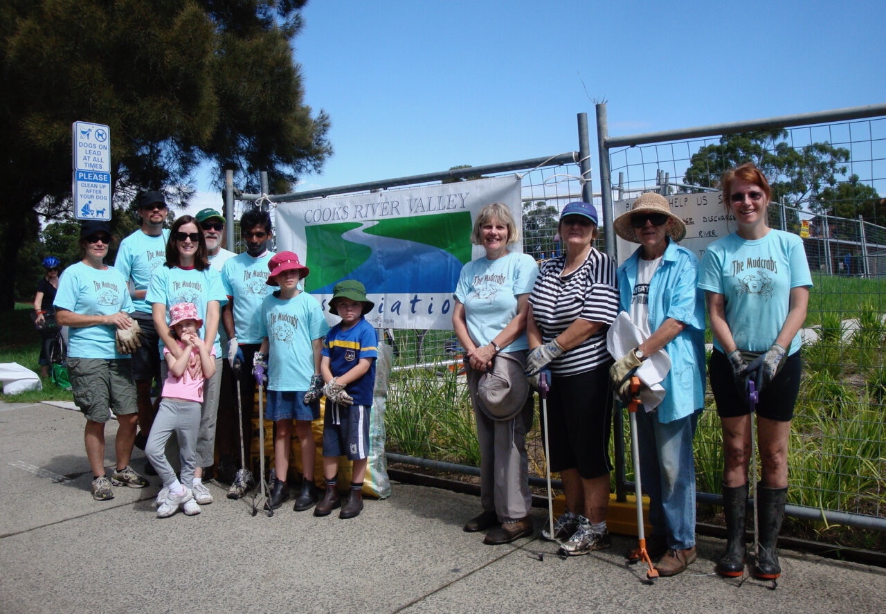 With Cooks River Valley Association, Cleanup Aust Day 2012.jpg