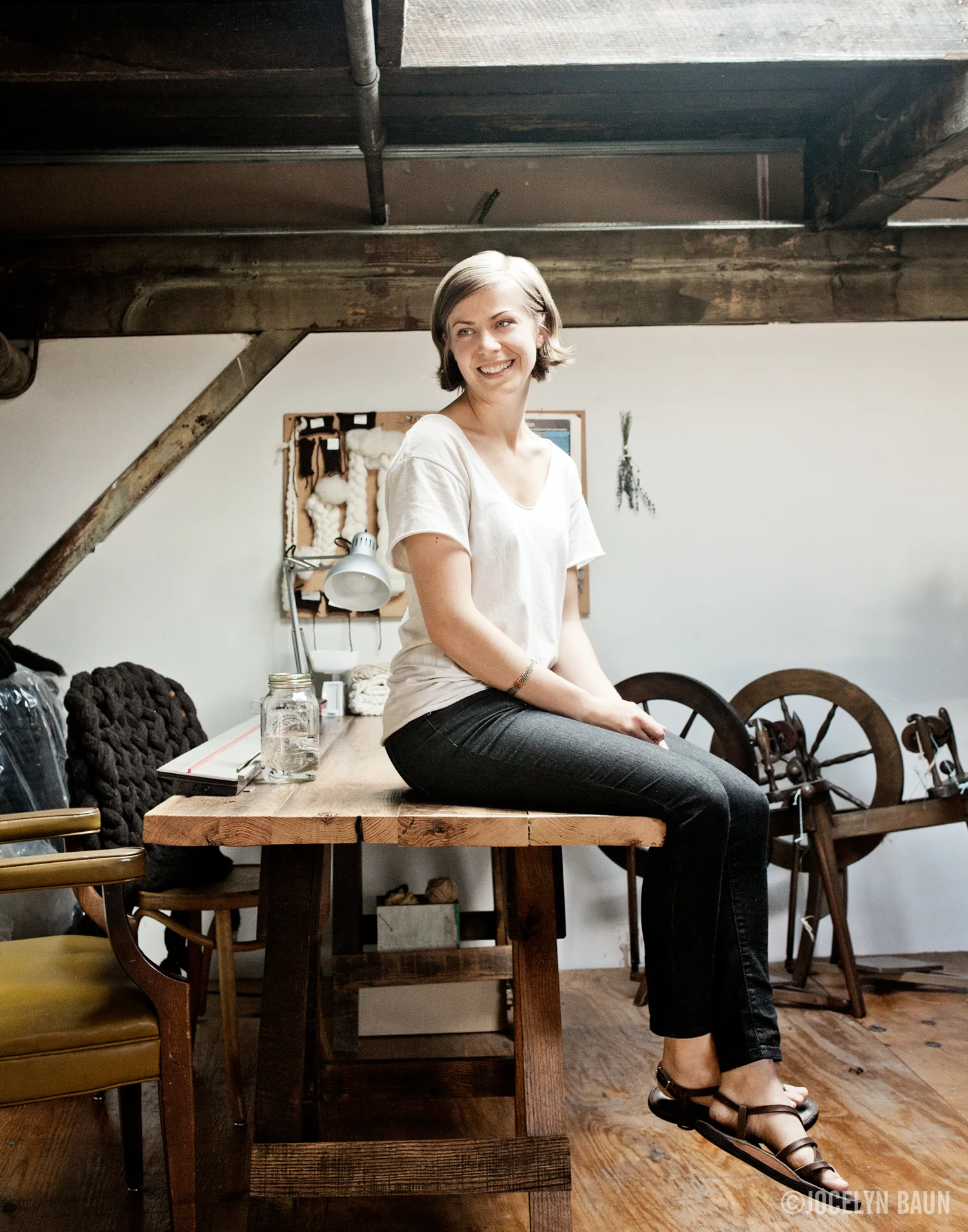 Han Starnes, knitwear designer, Josi Faye