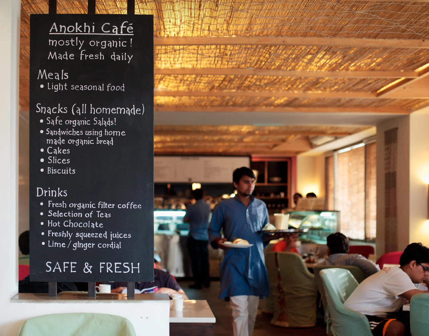 Jaipur, Rajasthan - Anokhi Cafe. Singapore Airlines SilverKris