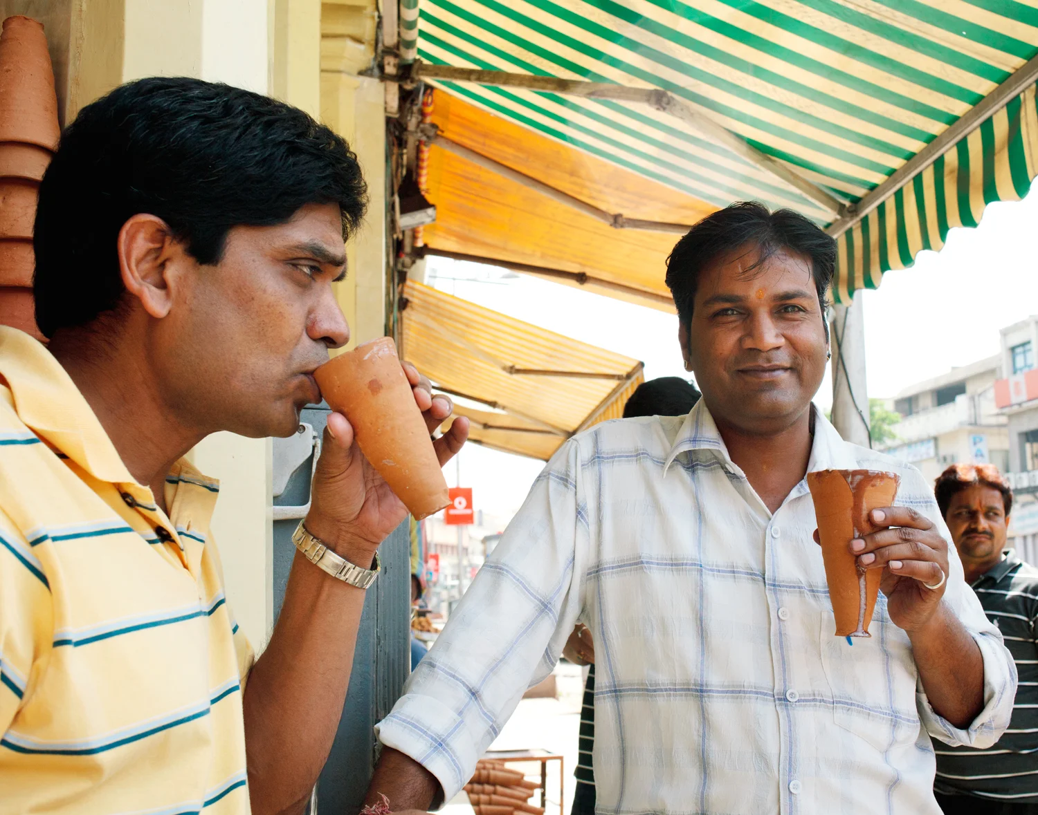 Jaipur, Rajasthan - The "real" LassiWala shop. Singapore Airlines SilverKris