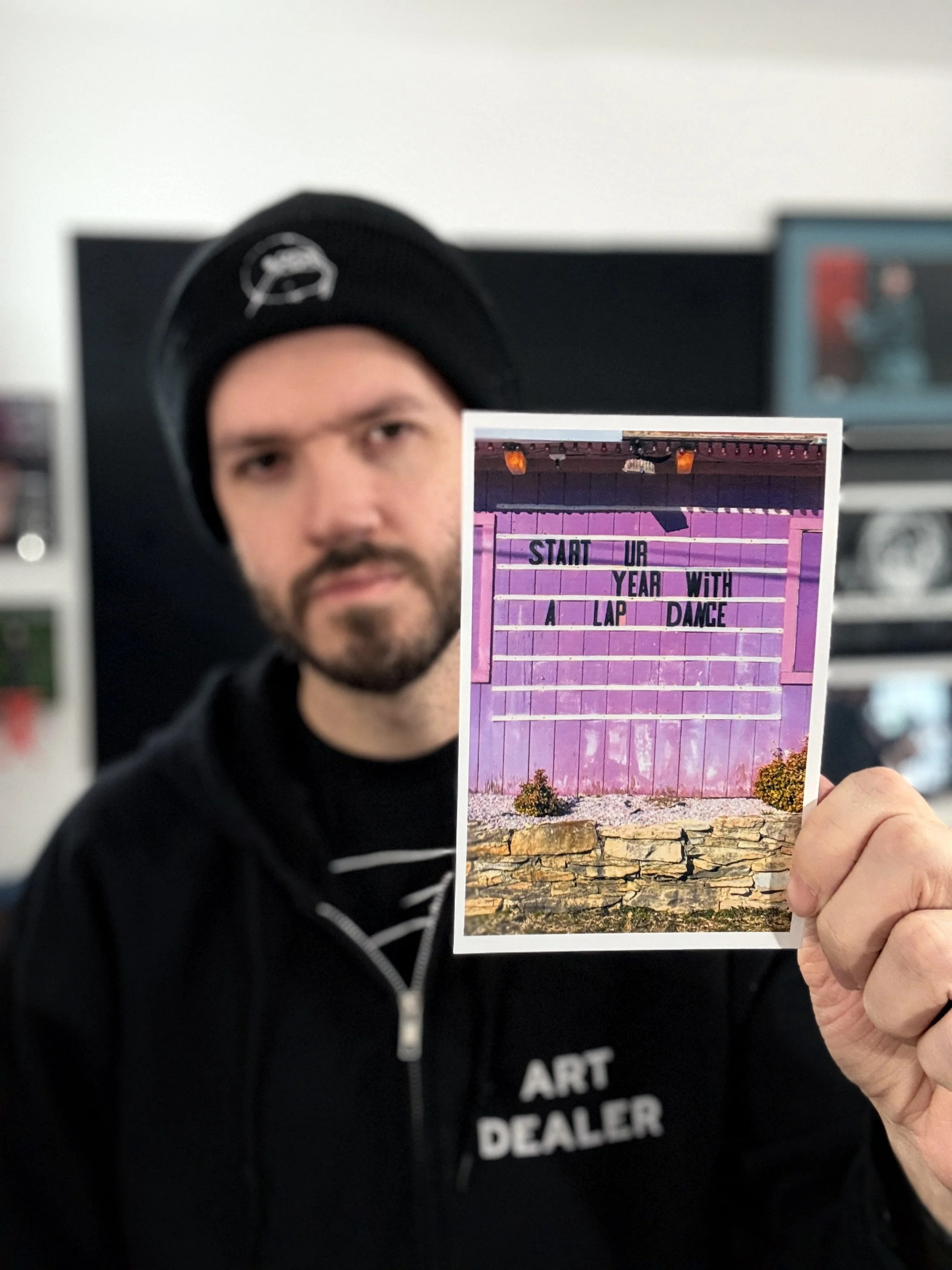 PRINT - start ur year with a lap dance