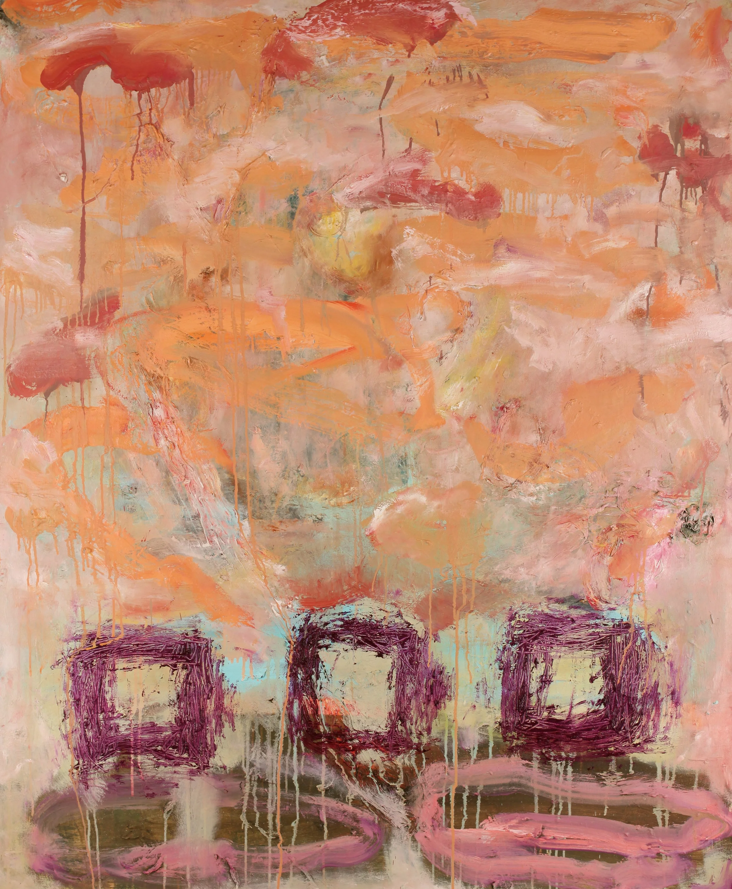 'Land 9' 2014 Oil on canvas 122cm x 152