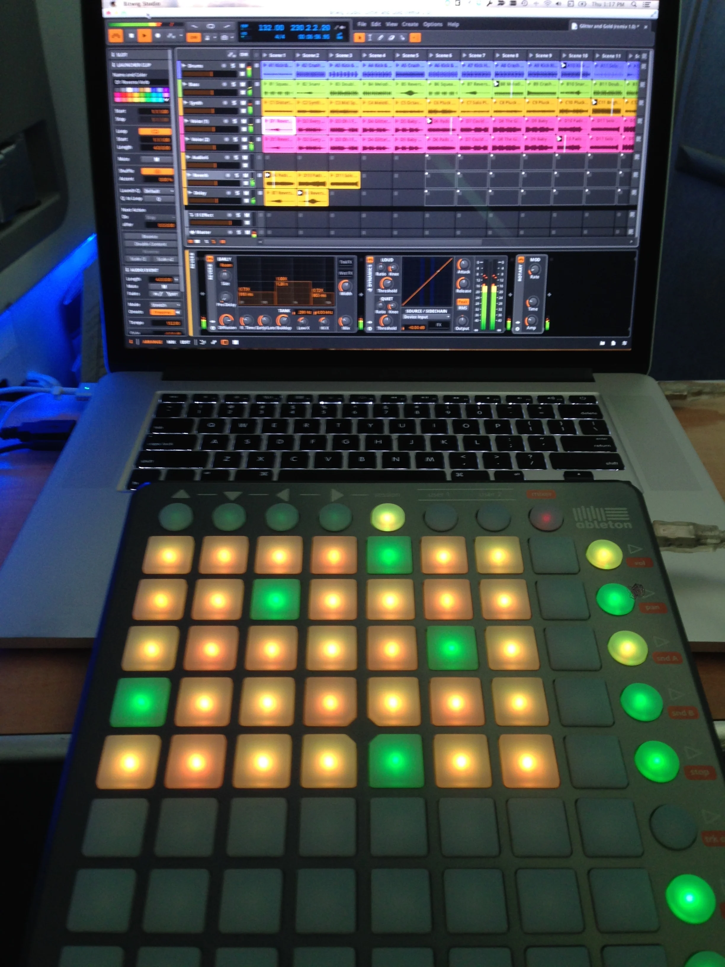 The mobile setup.