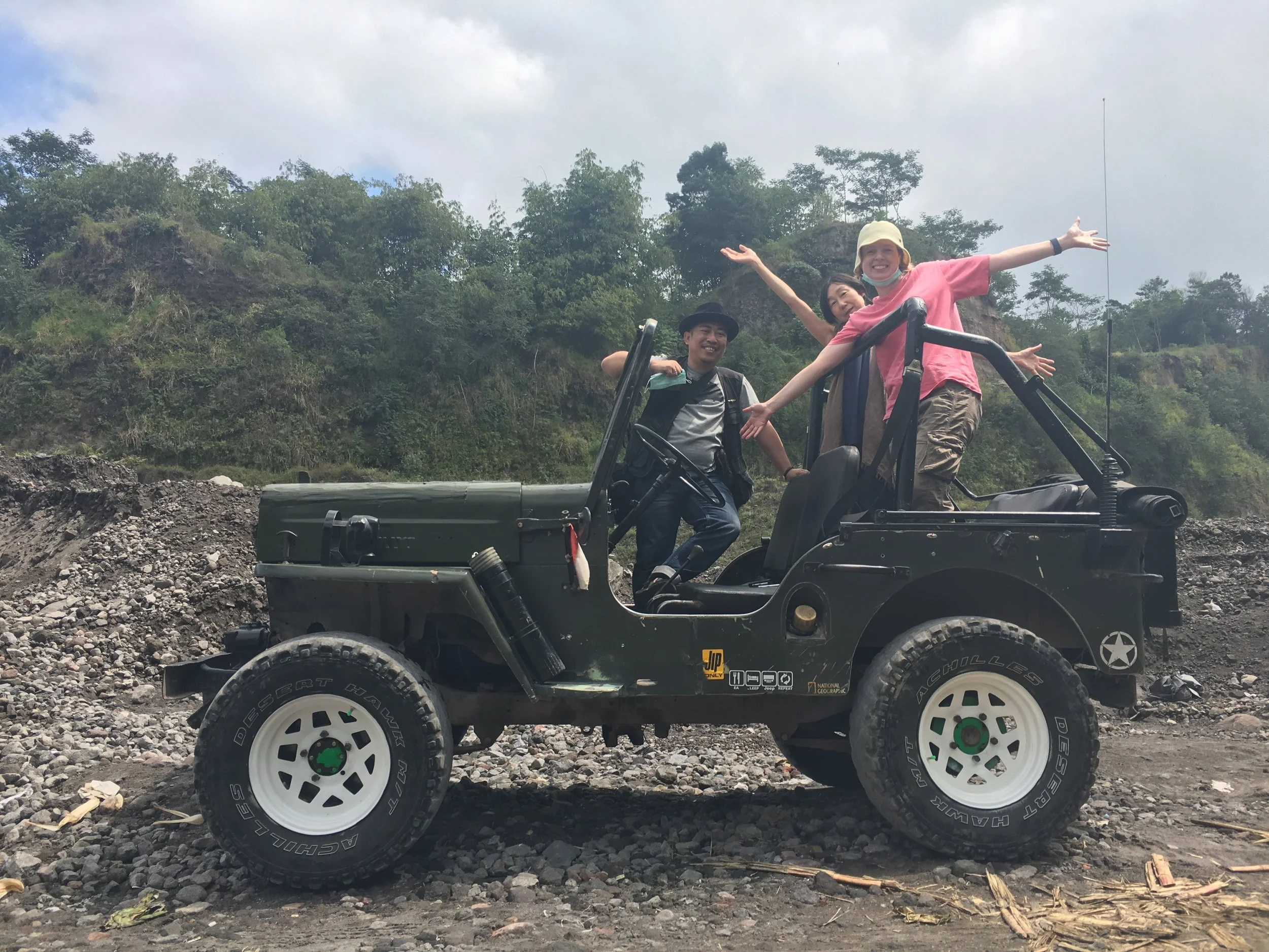 Jeep'ing up an active volcano