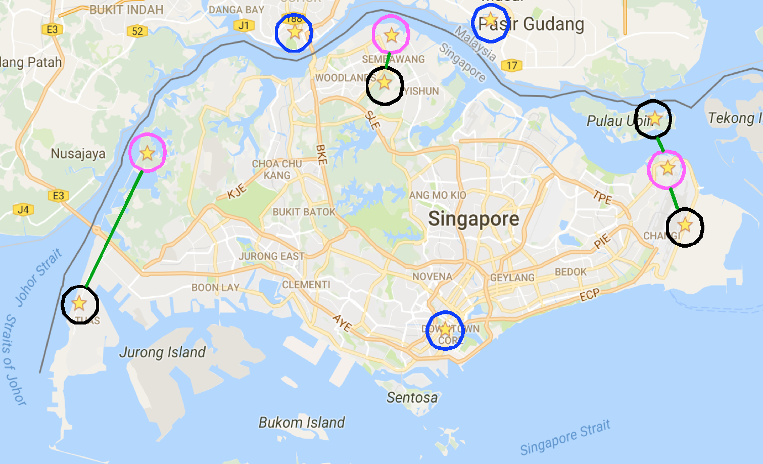 Geocoding fixed with custom data source