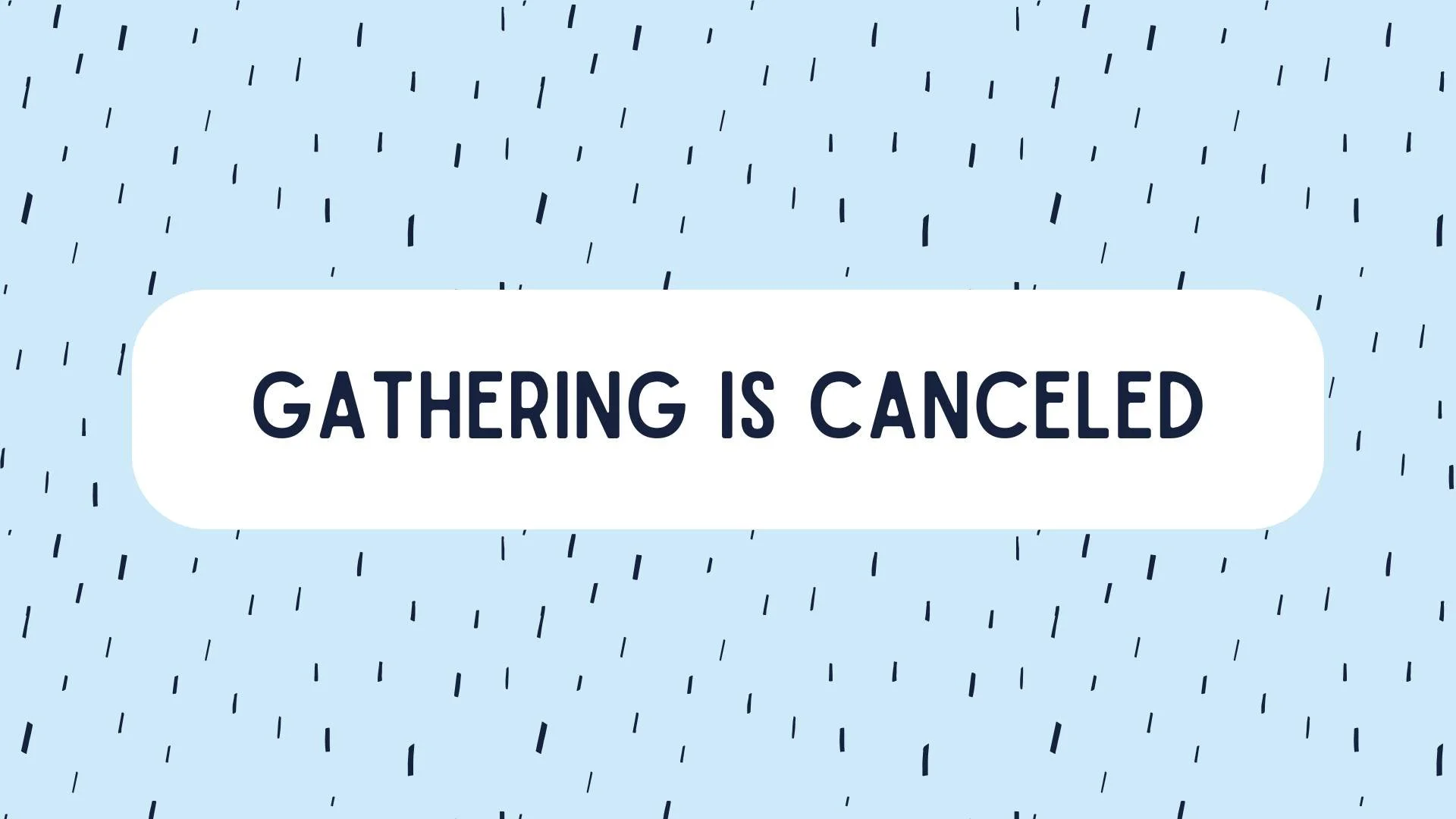 Please share! All Veritas Church activities are canceled tomorrow due to inclement weather in the forecast. In lieu of gathering together tomorrow, we encourage you to spend time in God&rsquo;s word and prayer with your family or neighbors (as you ha