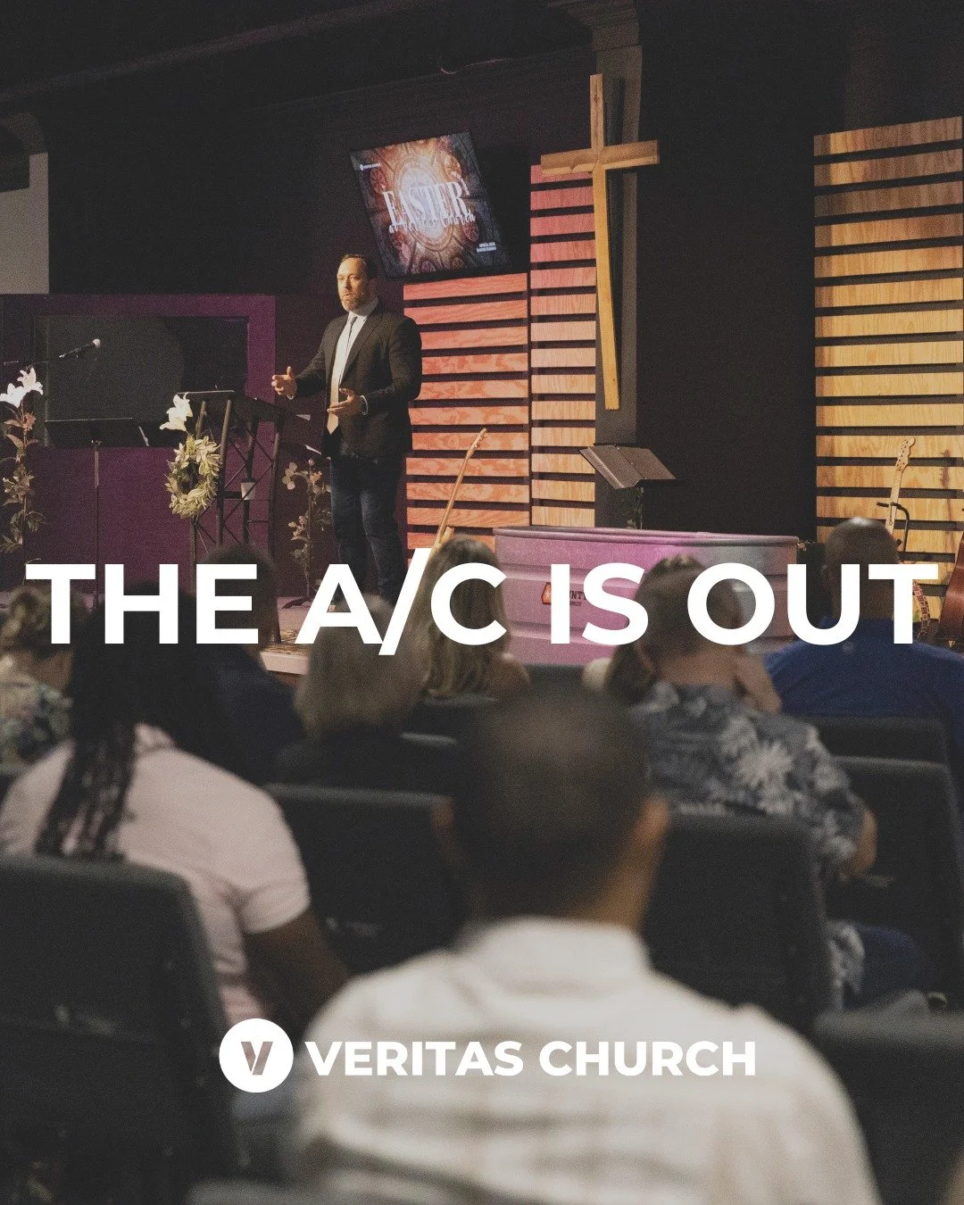 ☀️ Quick heads-up for tomorrow morning! Check out this important update about our building's A/C system so you can plan ahead.

The main auditorium air conditioning unit is currently out of order and will not be running during service. We will have t
