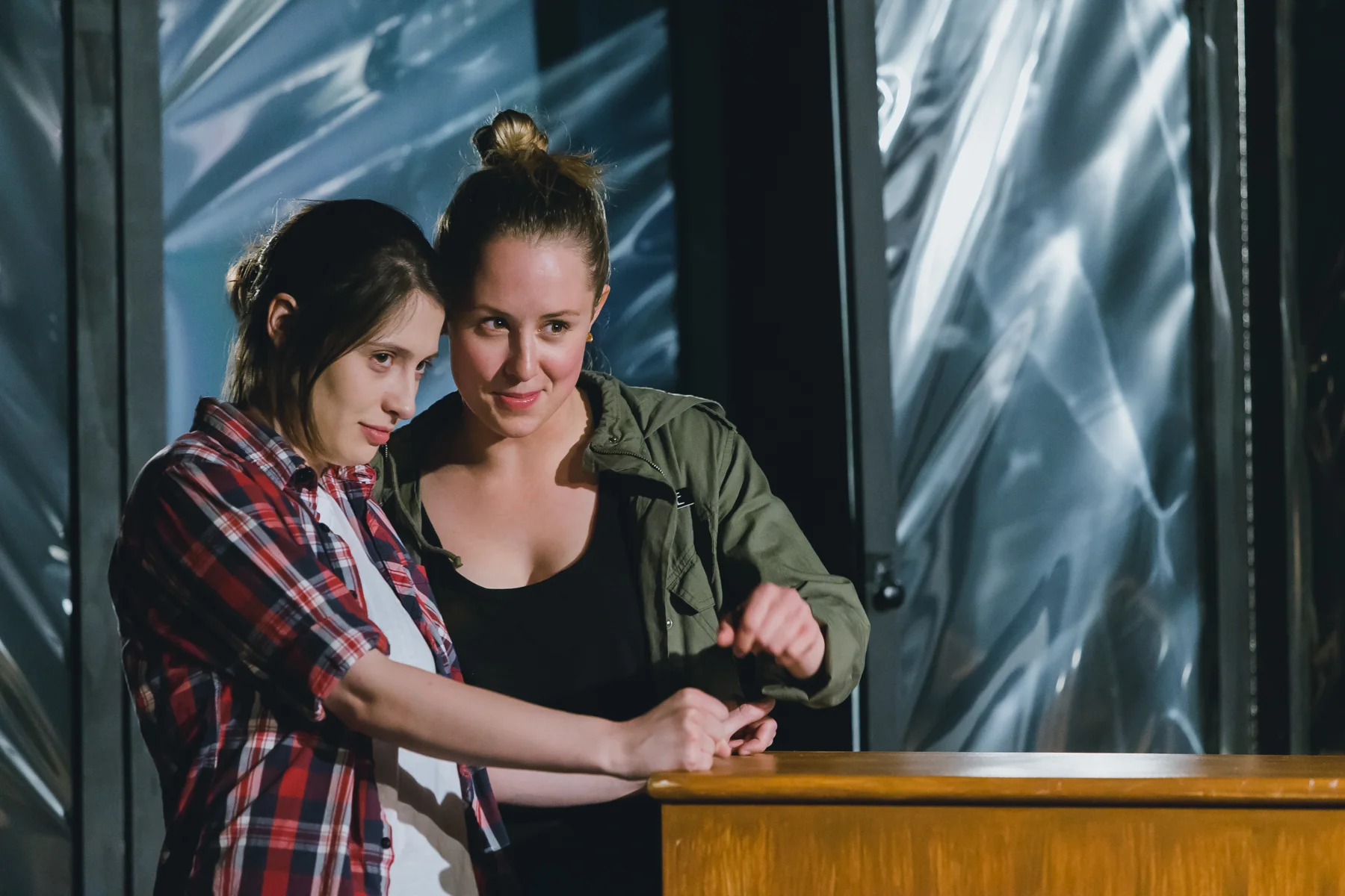 Lindsay Mullan and Charlie Gould Design by Alison Yanota Direction by Mathieu Bourassa, Evan Medd, and Joe Perry Photo by Tye Carson