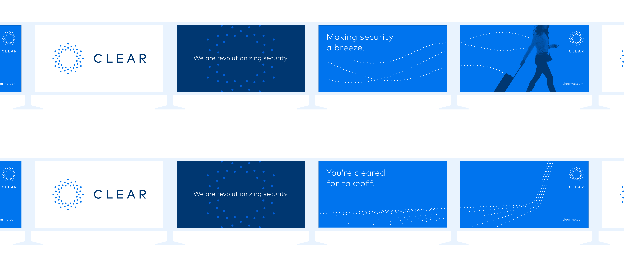 The new brand was built around Clear's offer of transforming security from an onerous to a delightful experience