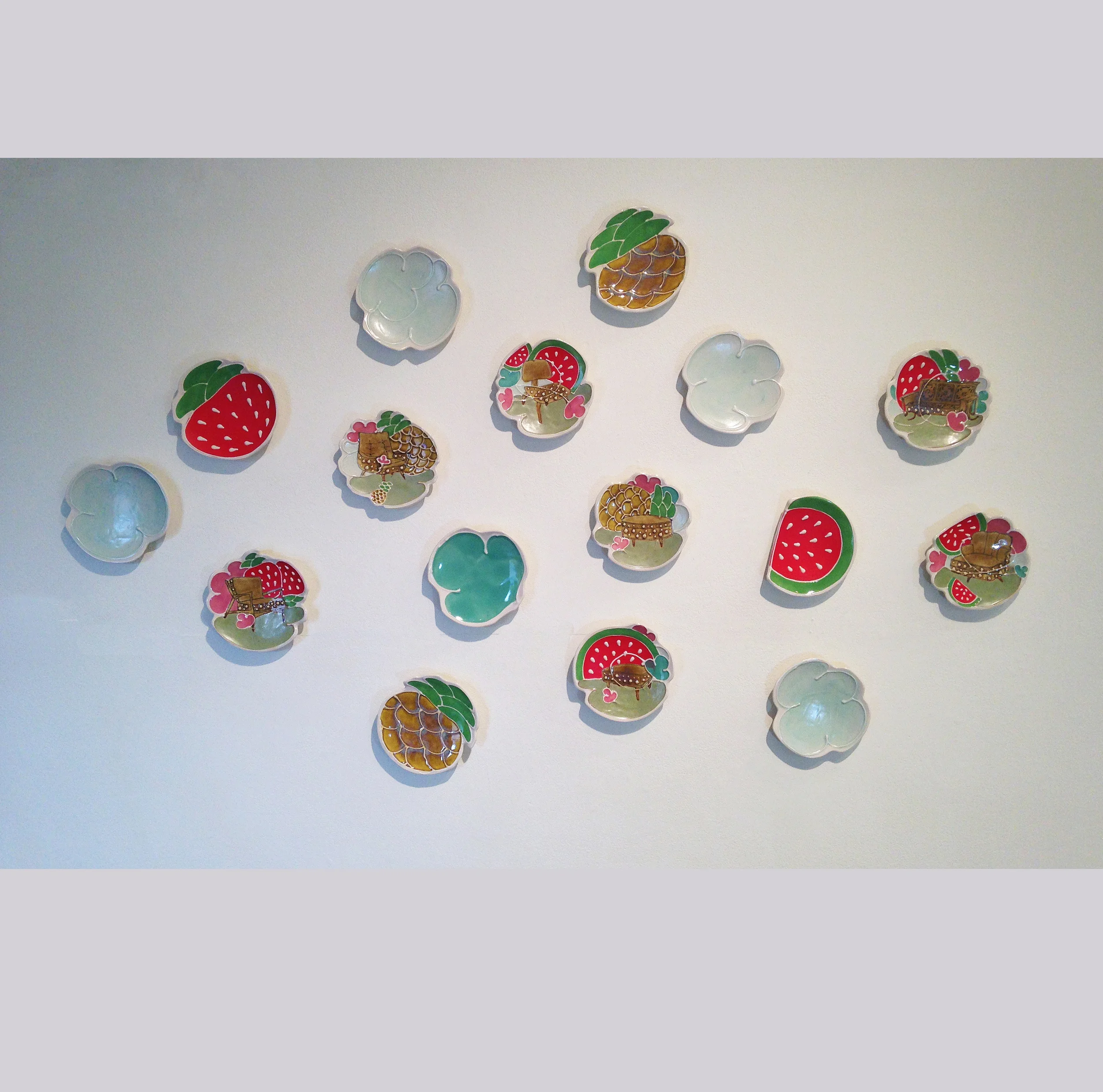 Platter composition entitled "Aunt Donna"