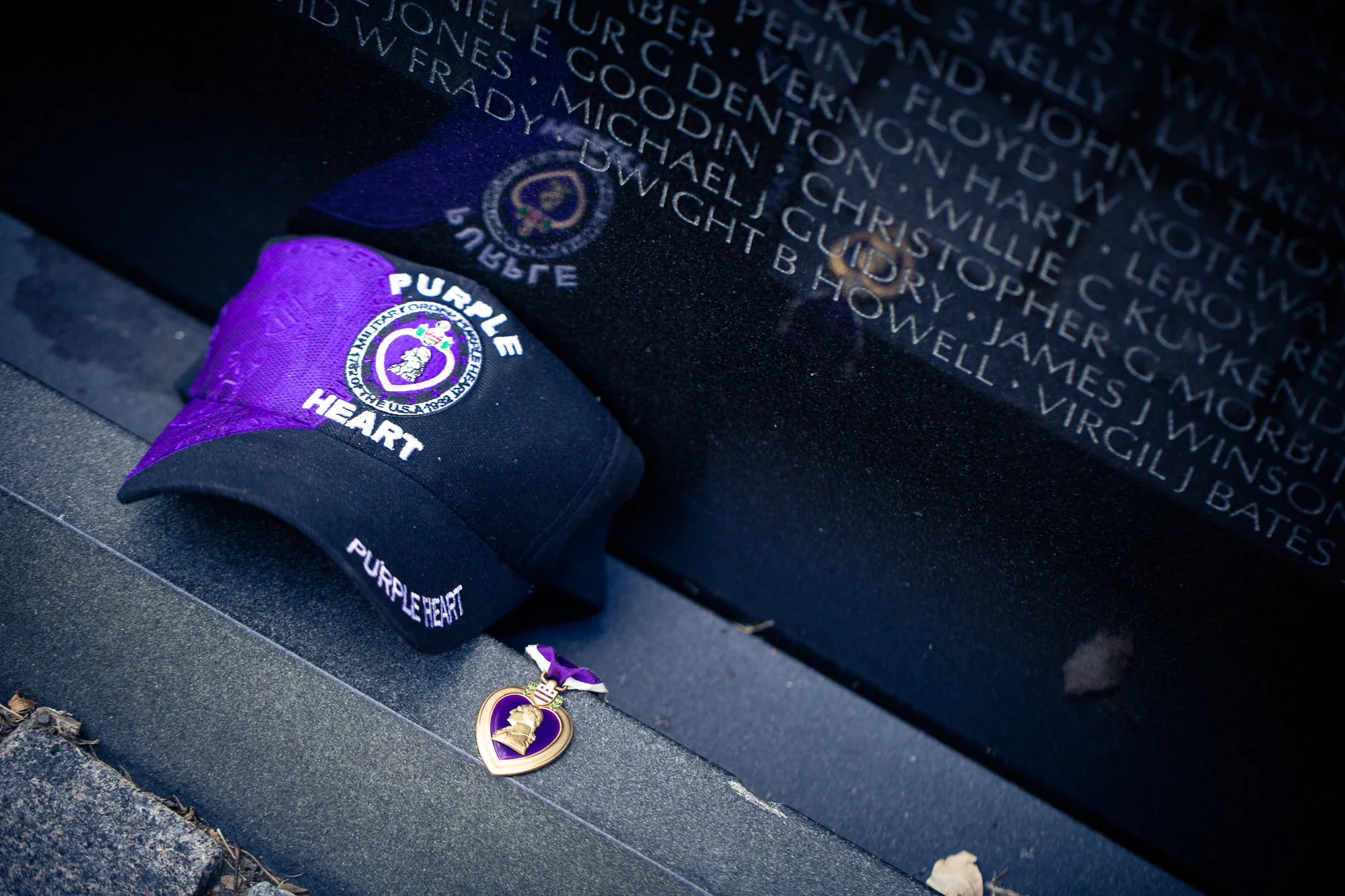 A Gift at the Vietnam Wall, District of Columbia