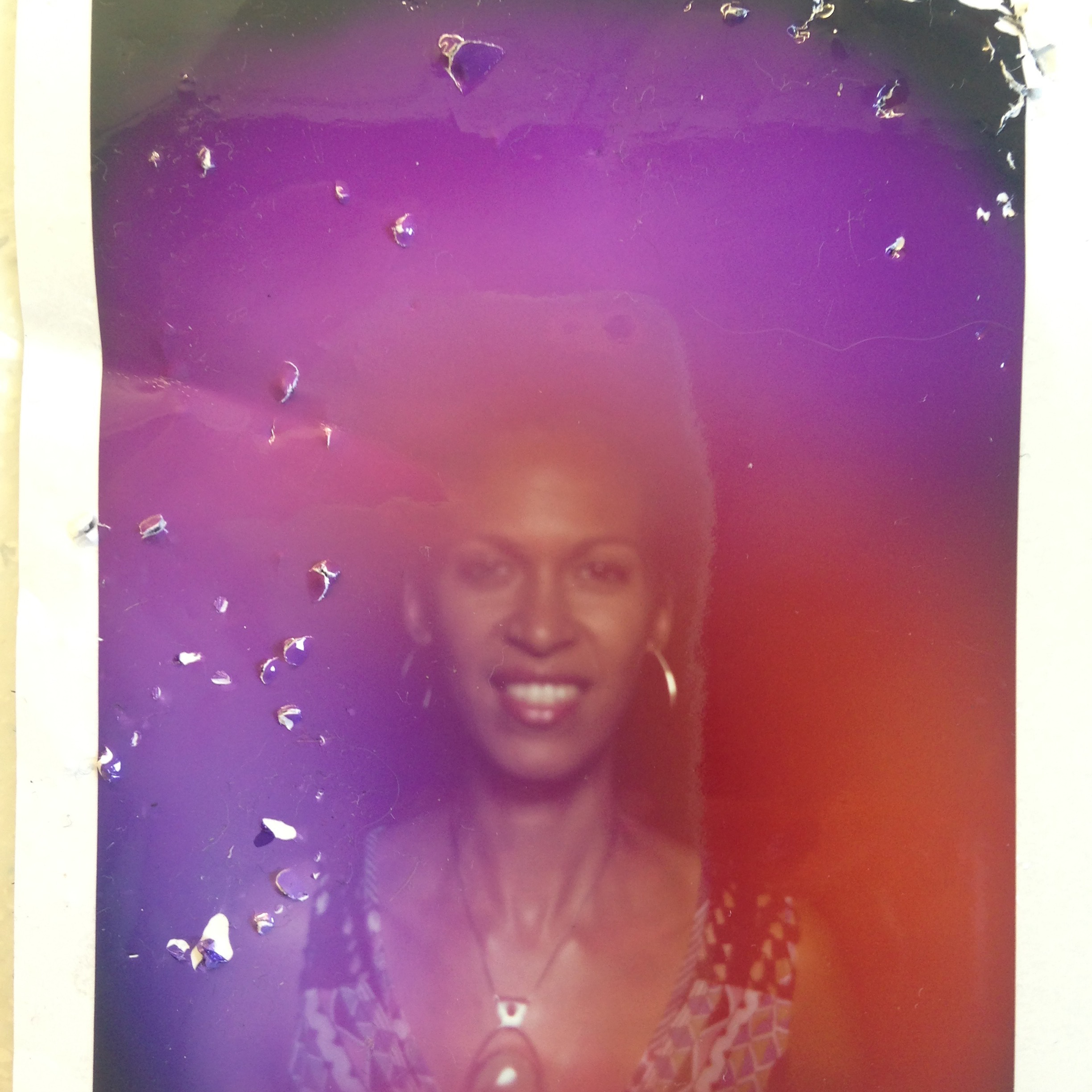 Spike ate and destroyed my Aura photograph taken by Radiant Human in a silver planetary- looking dome at Refinery 29's 29 Rooms event. Now matter how cute Spike is, I'm still fuming over this. The photograph is supposed to expose our aura, which I think it pretty cool. Each color represents our various ways of being. My colors rang true for who I am, same for my daughter. Go check it www.radianthuman.com.