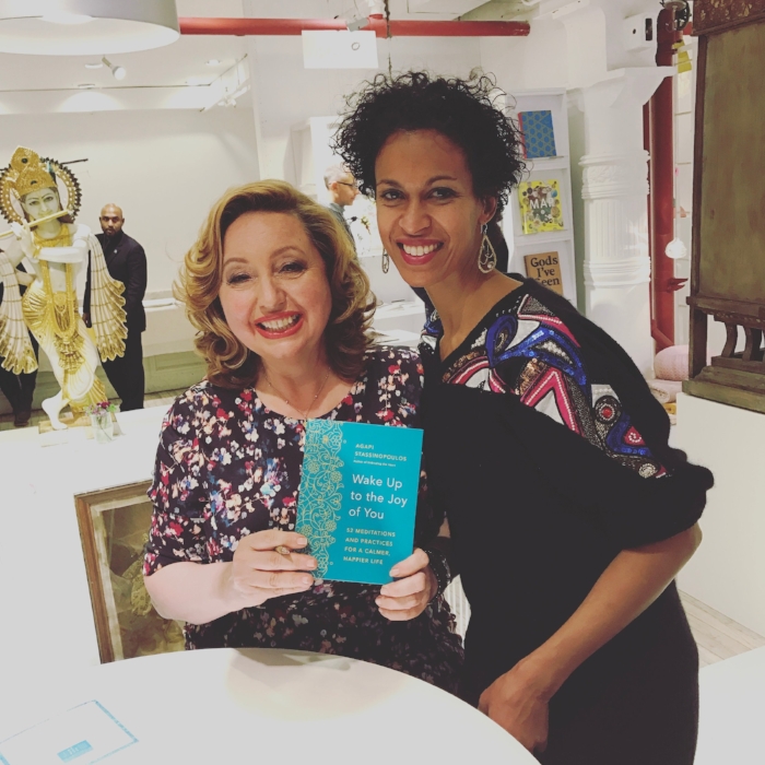  With Agapi and her book signing for Wake Up to the Joy of You.