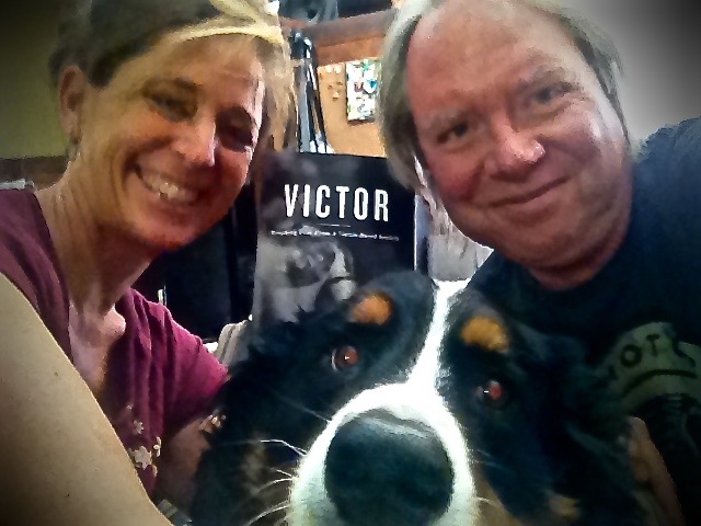 Christine, Sadie Mae & Roy celebrating our great friend John Hovis' book "VICTOR" being published!