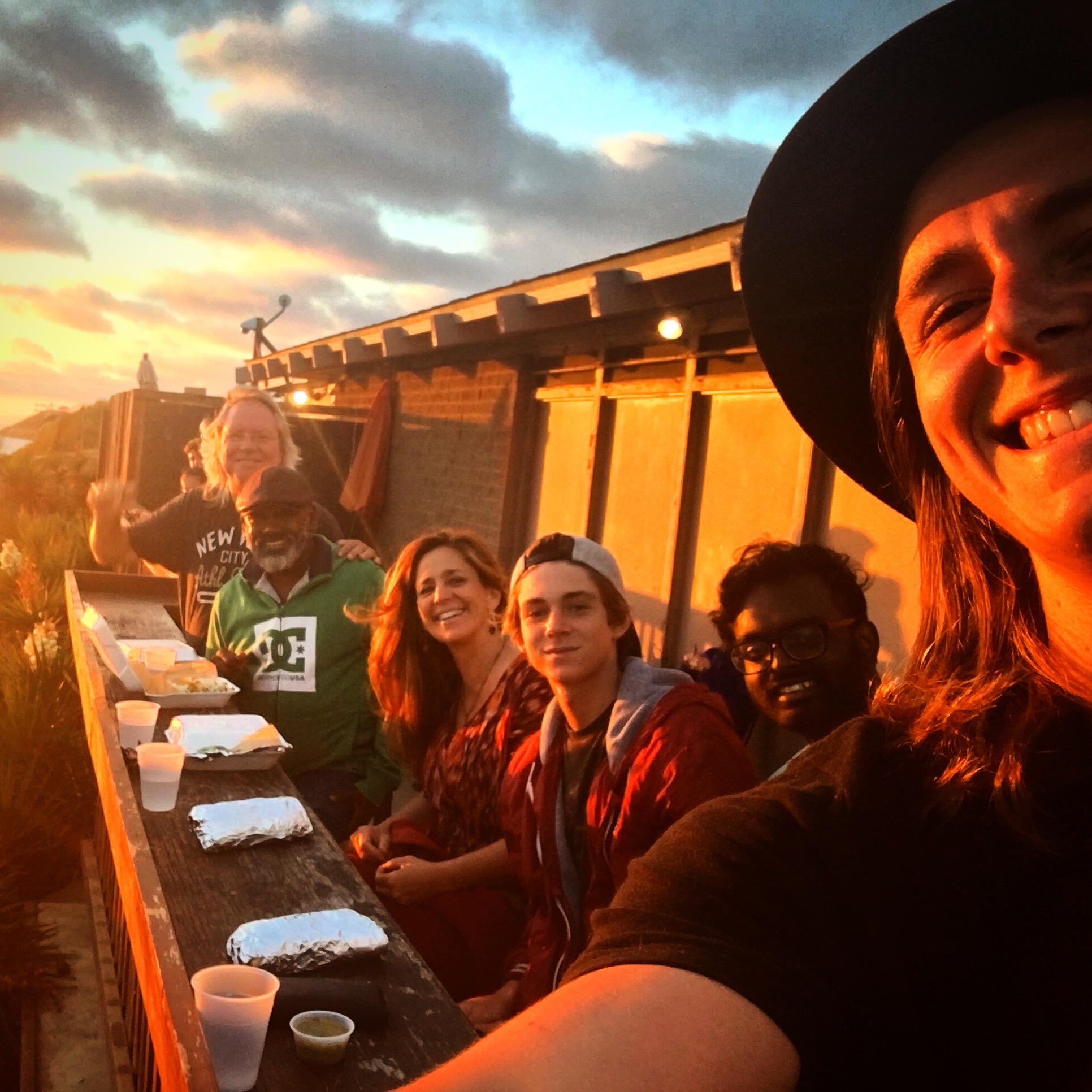 Hosting our friends from Malaysia with FatherHeart Ministries treating them to tacos at the beach