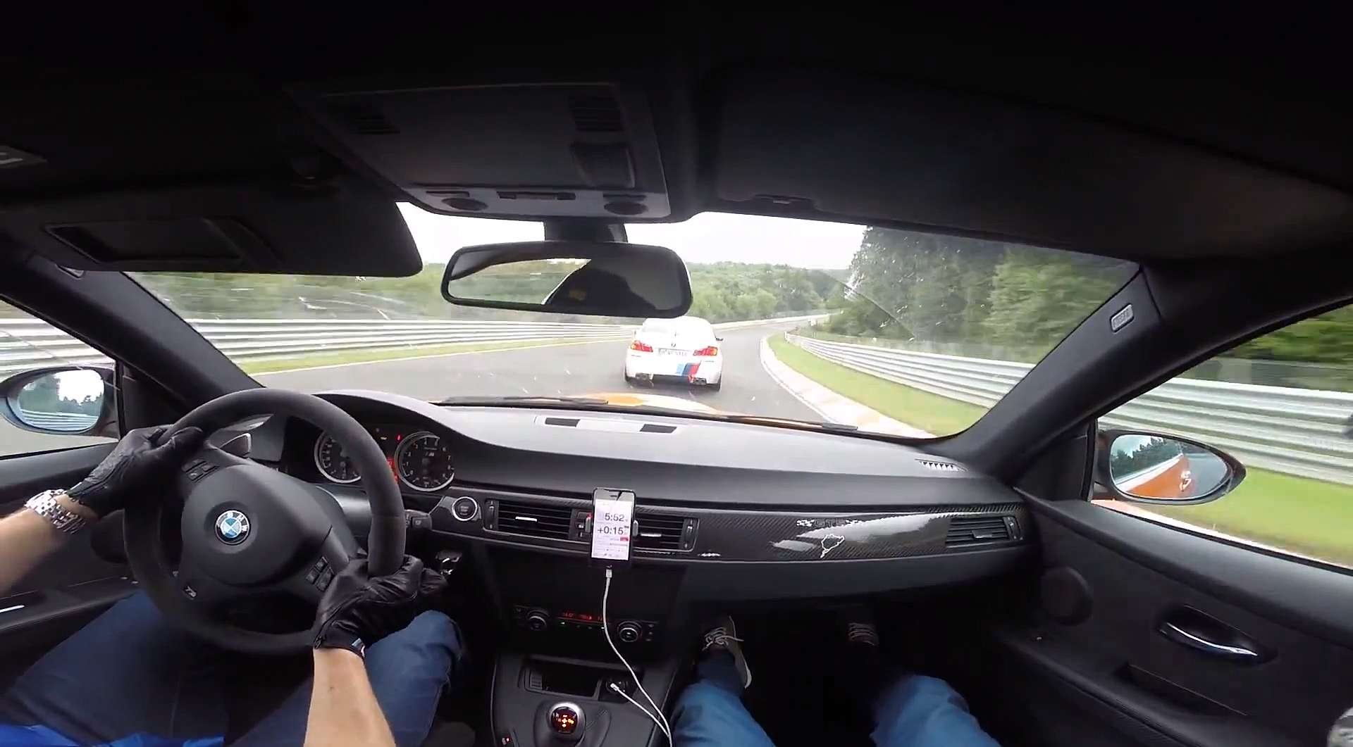 M3 GTS vs F10 M5 Ring Taxi