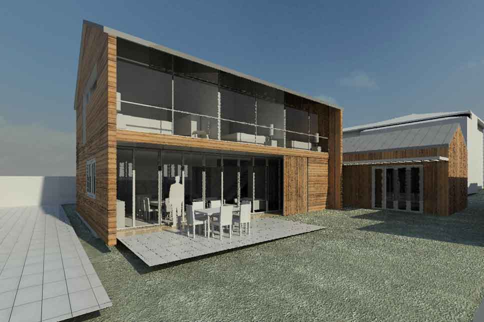Rendering from north.