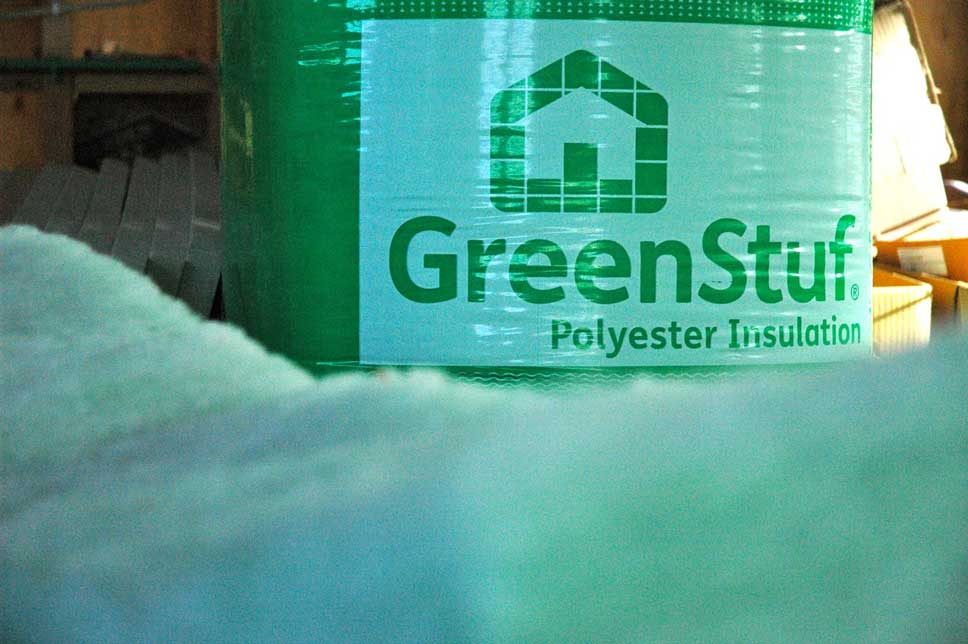    All insulation in the house is Autex's GreenStuf, chosen for its performance and environmental credentials. 