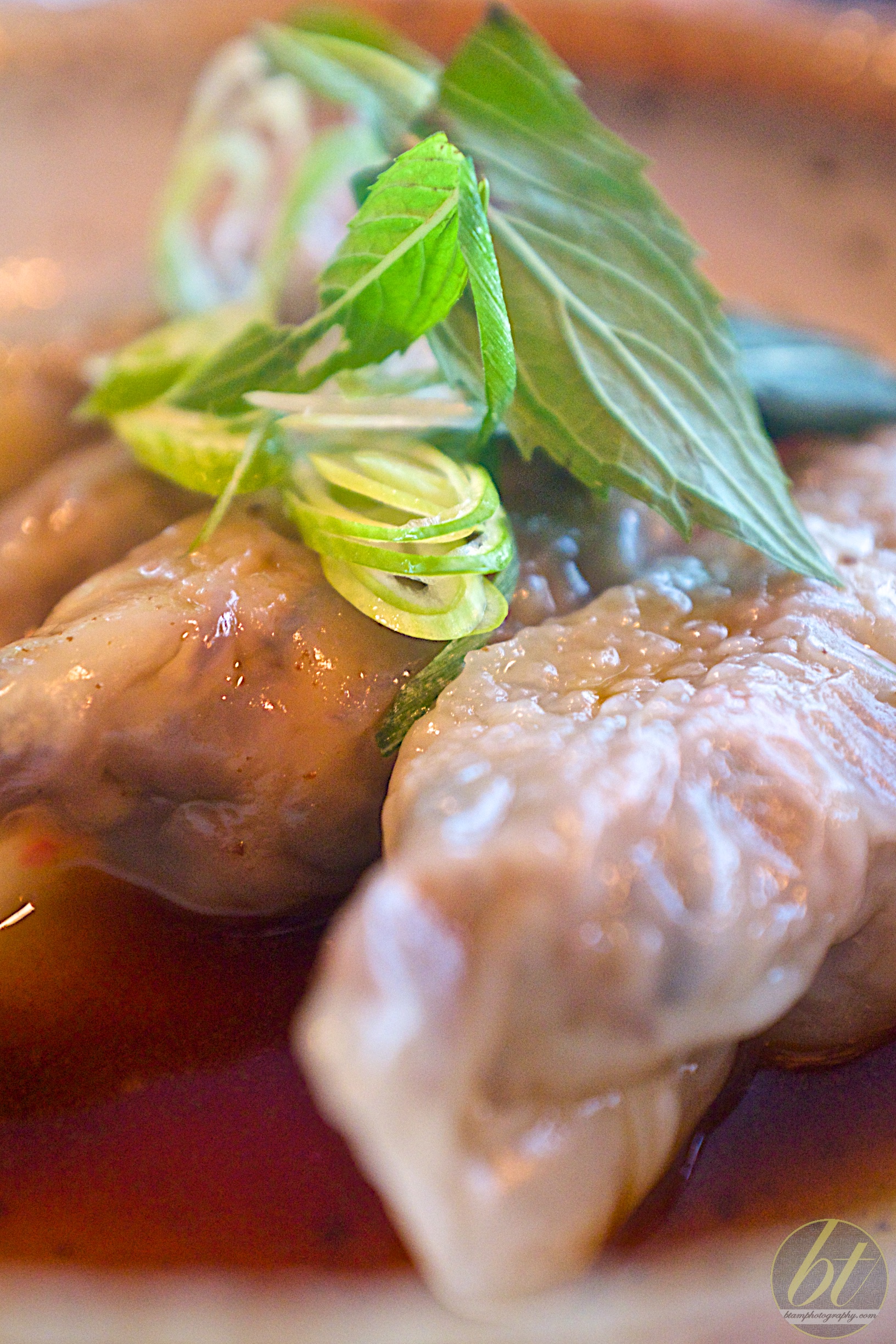 Beef short rib dumplings in star anise broth ($10)