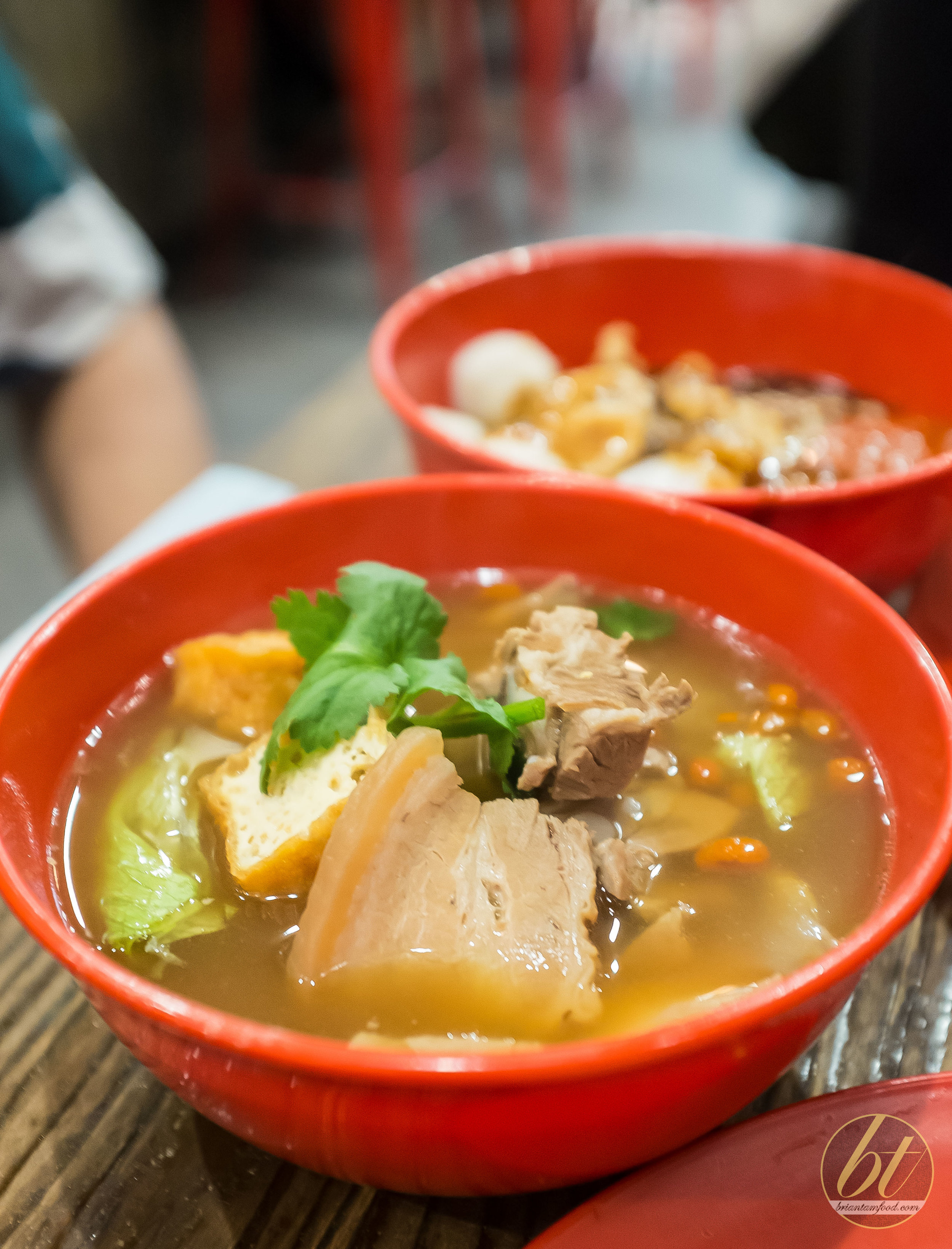 Bak Kuh Teh ($13.80) - pork ribs and belly in herbal soup