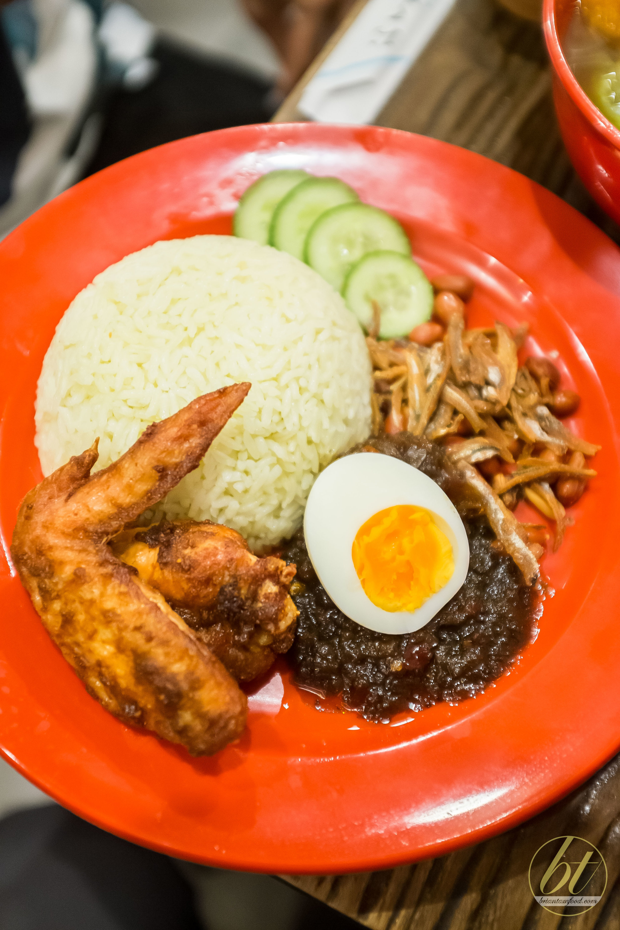 Nasi Lemak with Fried Chicken ($11.80)