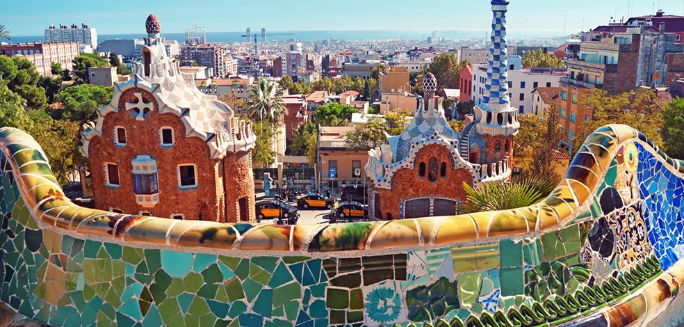 The city in my head looks a little like Parc Guell in Barcelona.
