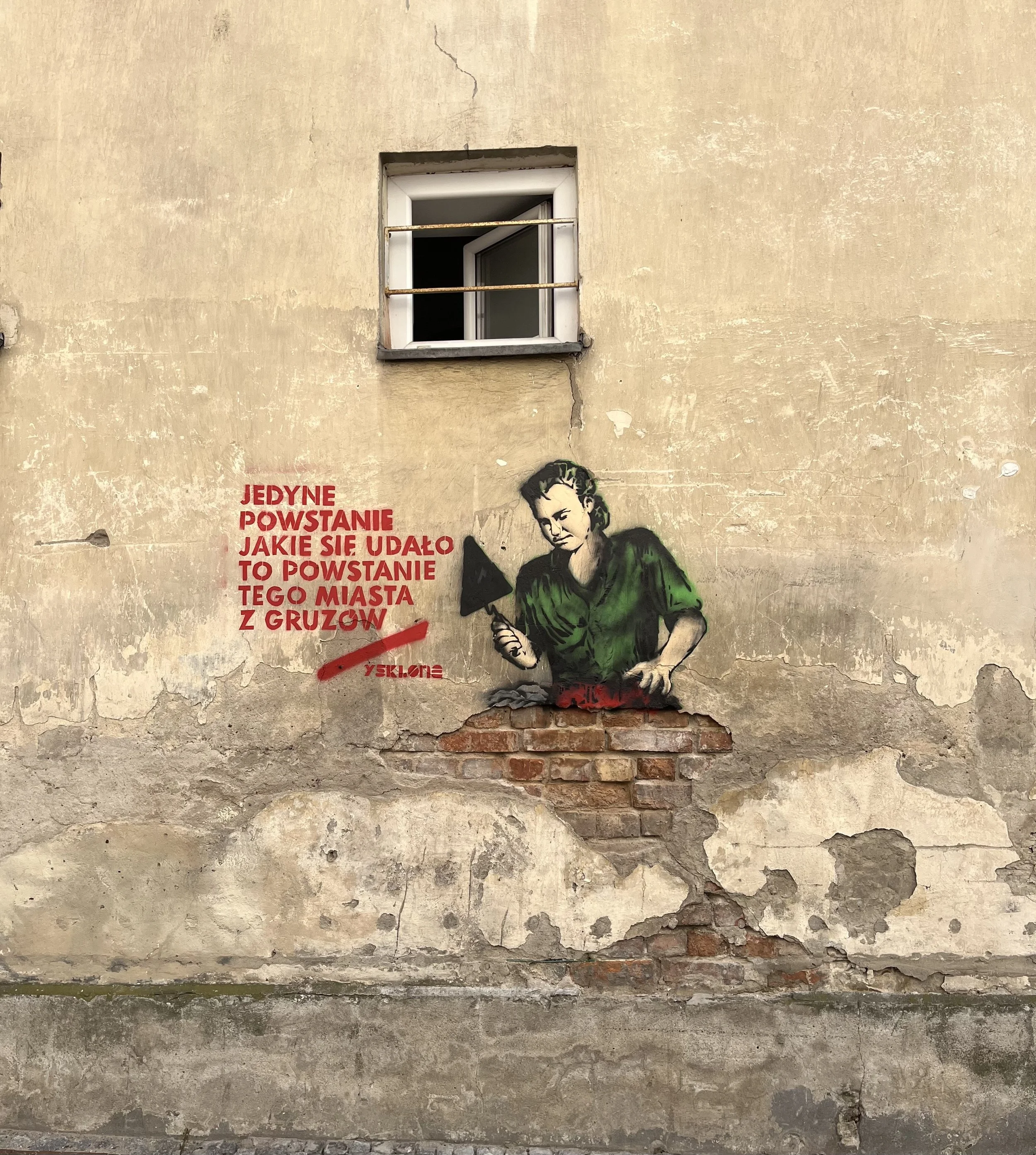 The only uprising that succeeded was the rising of this city from the rubble.