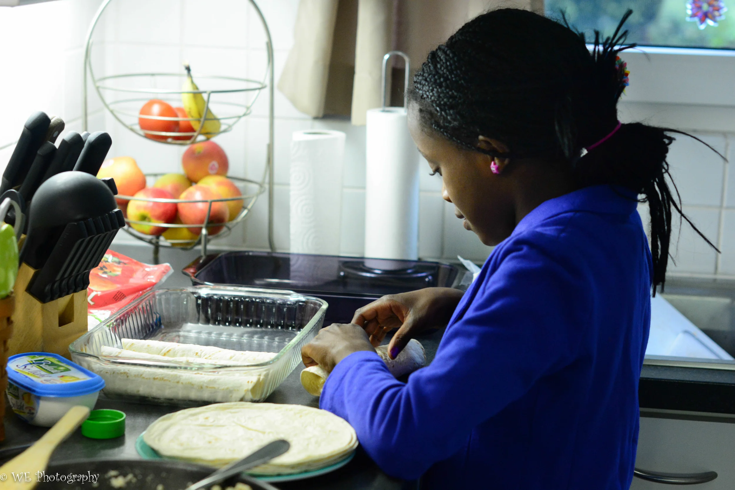 Rolling the Tortillas