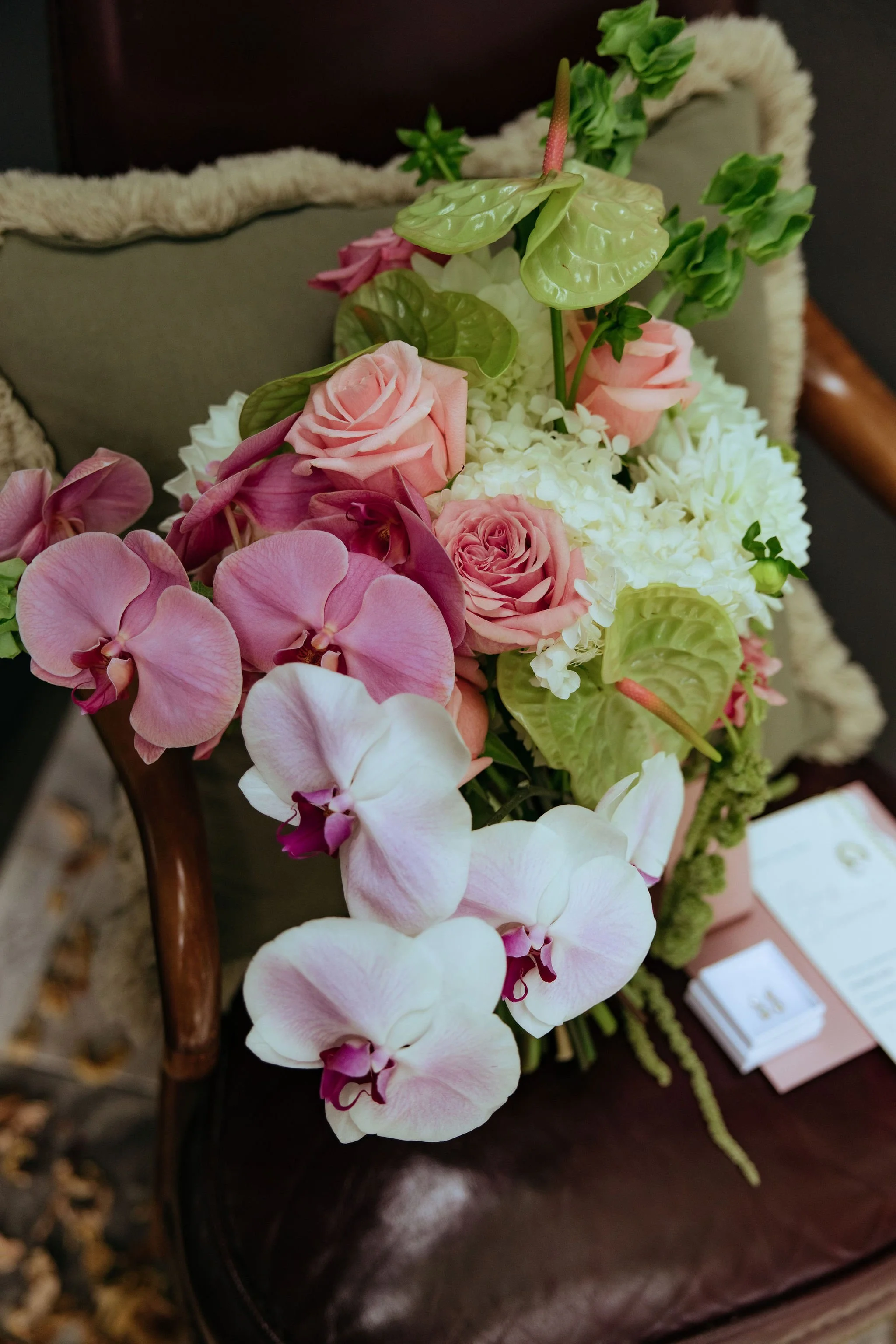 colourful bridal bouquet south west