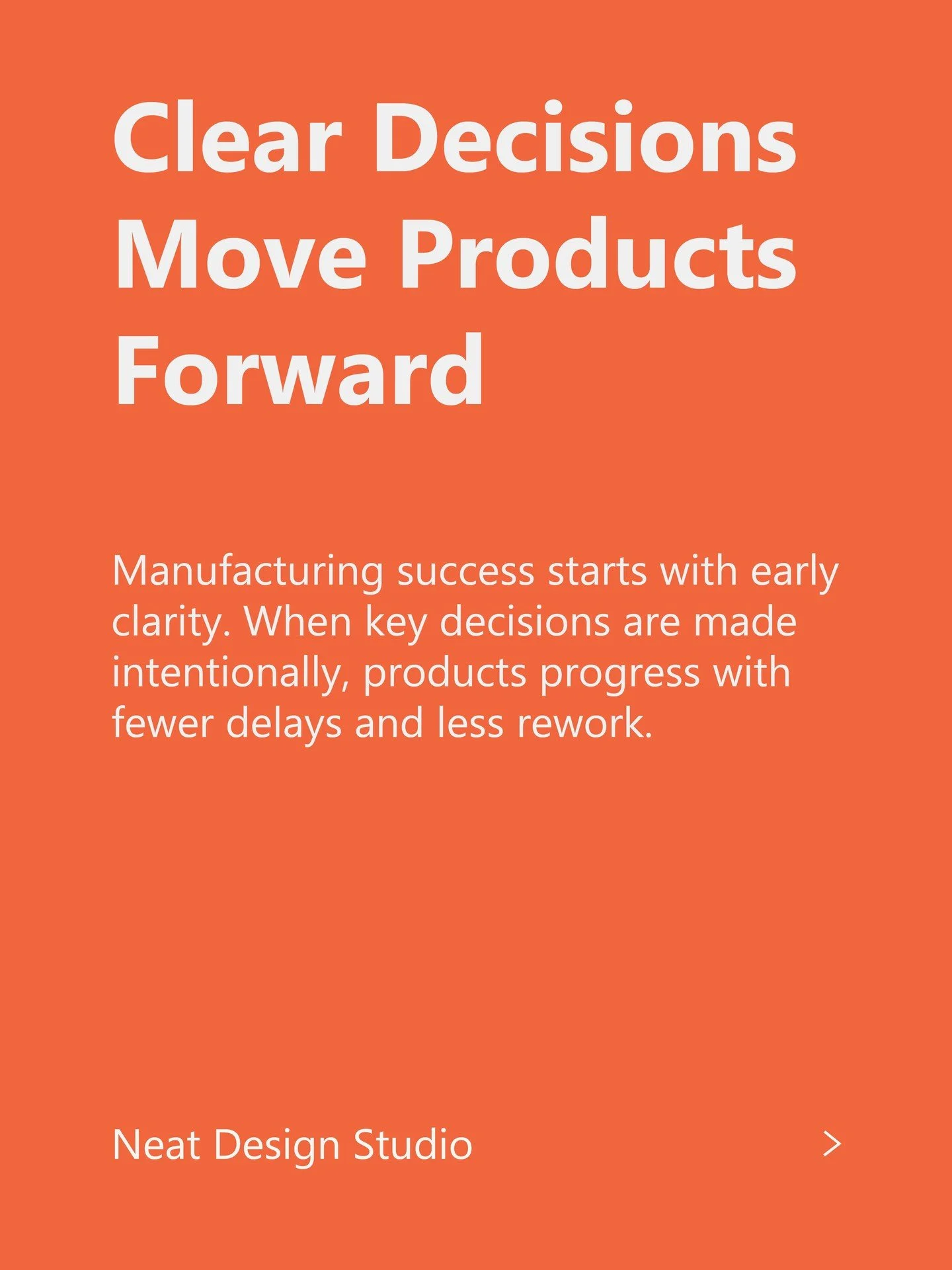 Great products do not get stuck before manufacturing.

They move forward because the right decisions are made early.

Clear material choices set realistic expectations for cost, finish, and production methods.
Simple part strategies reduce assembly t