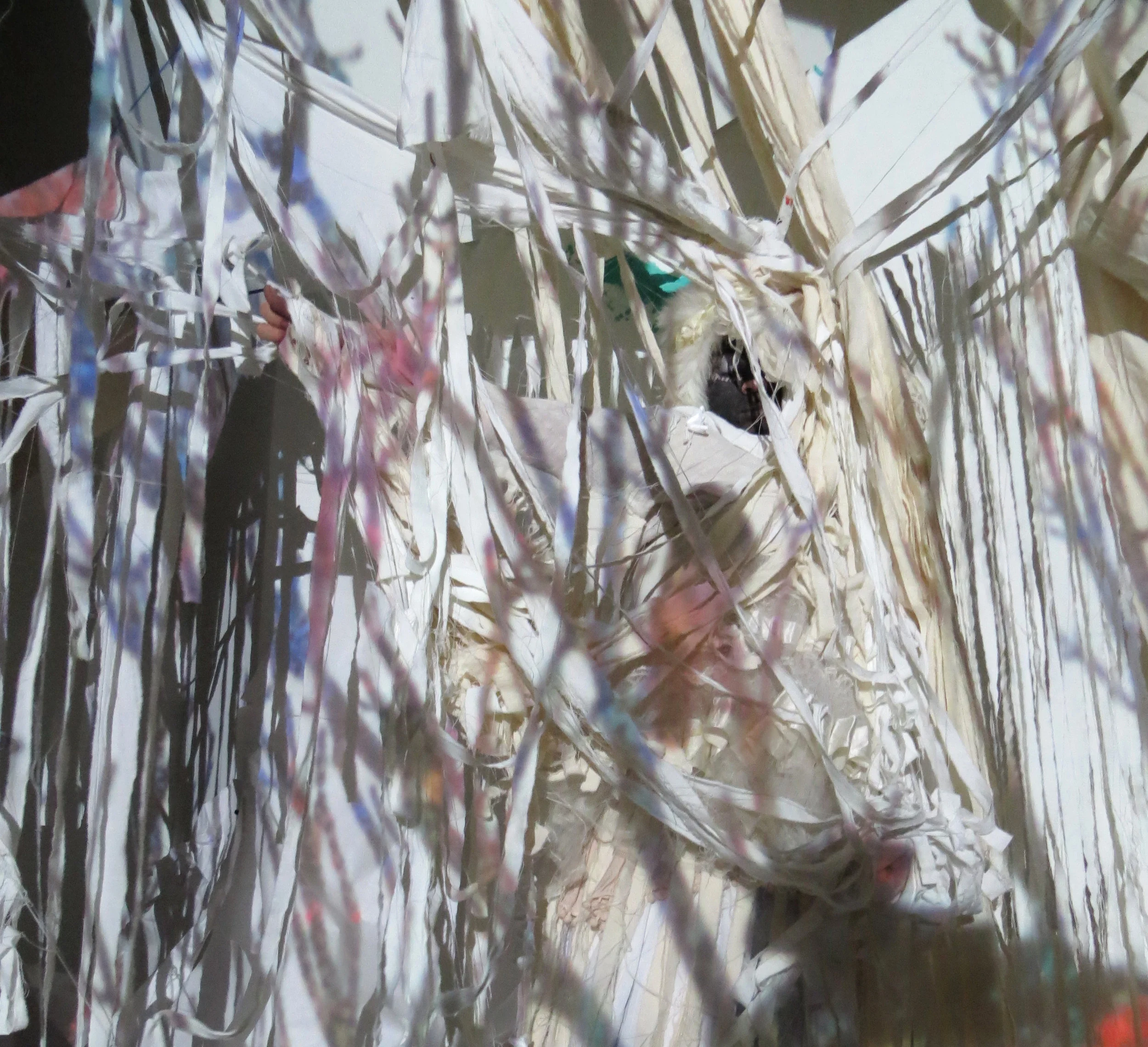 Video and motion art for me goes beyond only image. It can create atmosphere and sense of scapes and spaces. This dimension has been a very interesting one to explore, as the interplay of video and spatial creations with fabric forests, paper, bodies etc has opened up to en entirely new way of creating both storytelling and performance but also creation of experiential and interactive spaces. To see the installation works, please visit the installations page.