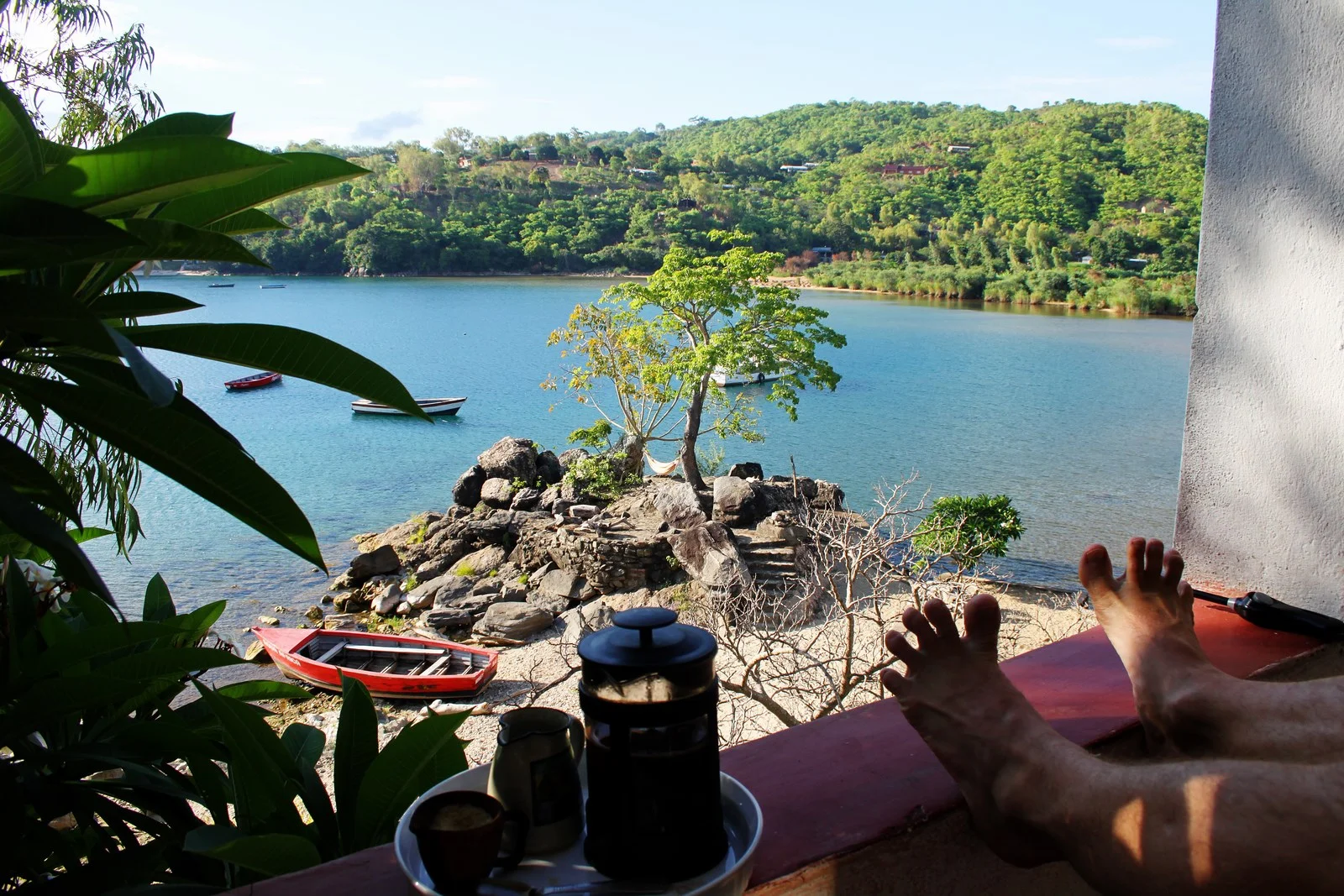 local coffee from Mzuzu to start our first day diving