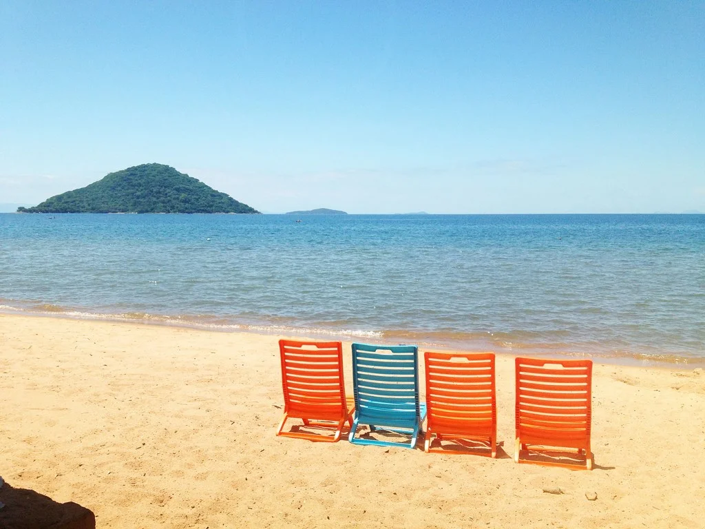 view of Thumbi Island from Fat Monkeys - it looks a LOT smaller from here...