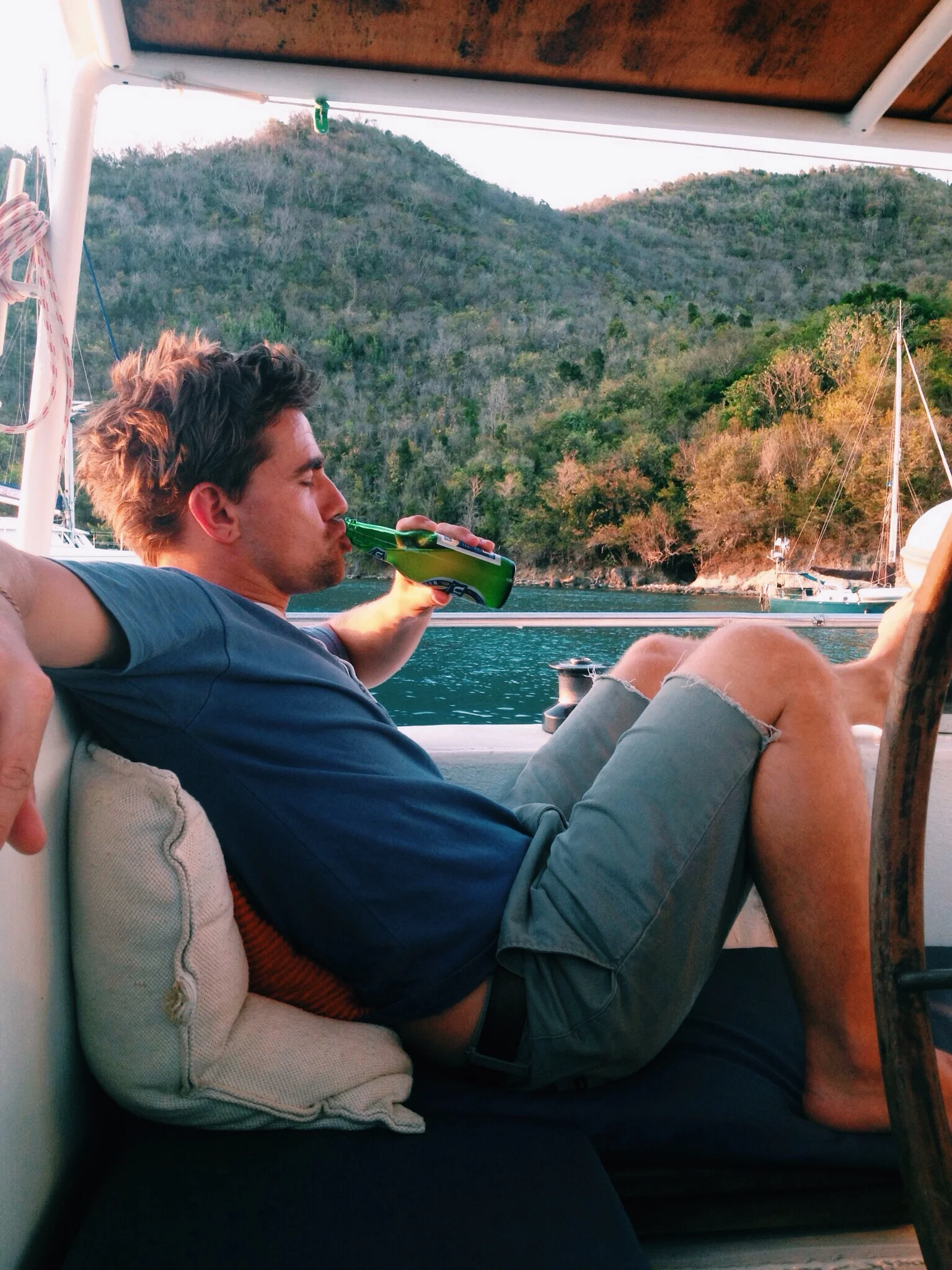 one of the best things about cruising? almost any time is beer time ;)