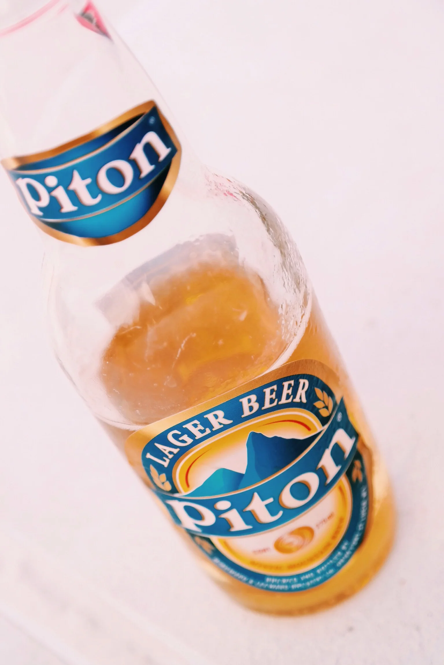 St Lucia's local beer, named after the famous Pitons, further south.