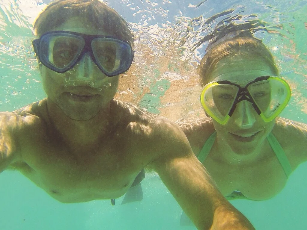 every couple needs and under water selfie ;)