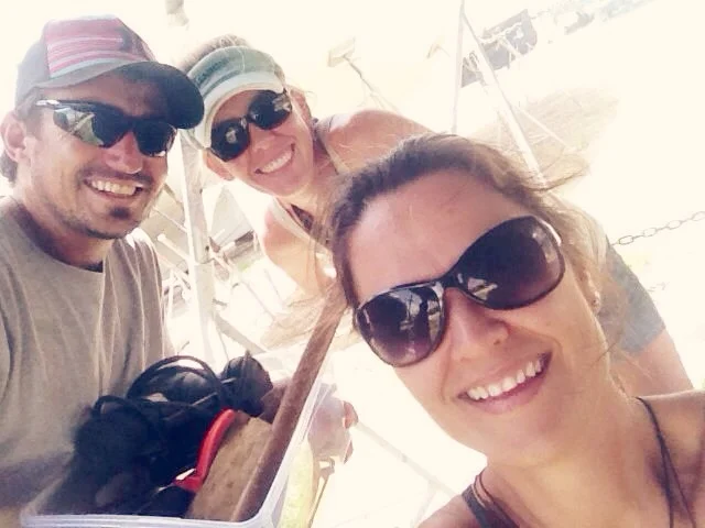 new friends: Luuck (met him and his wife in Grenada) and Andy from Brazil