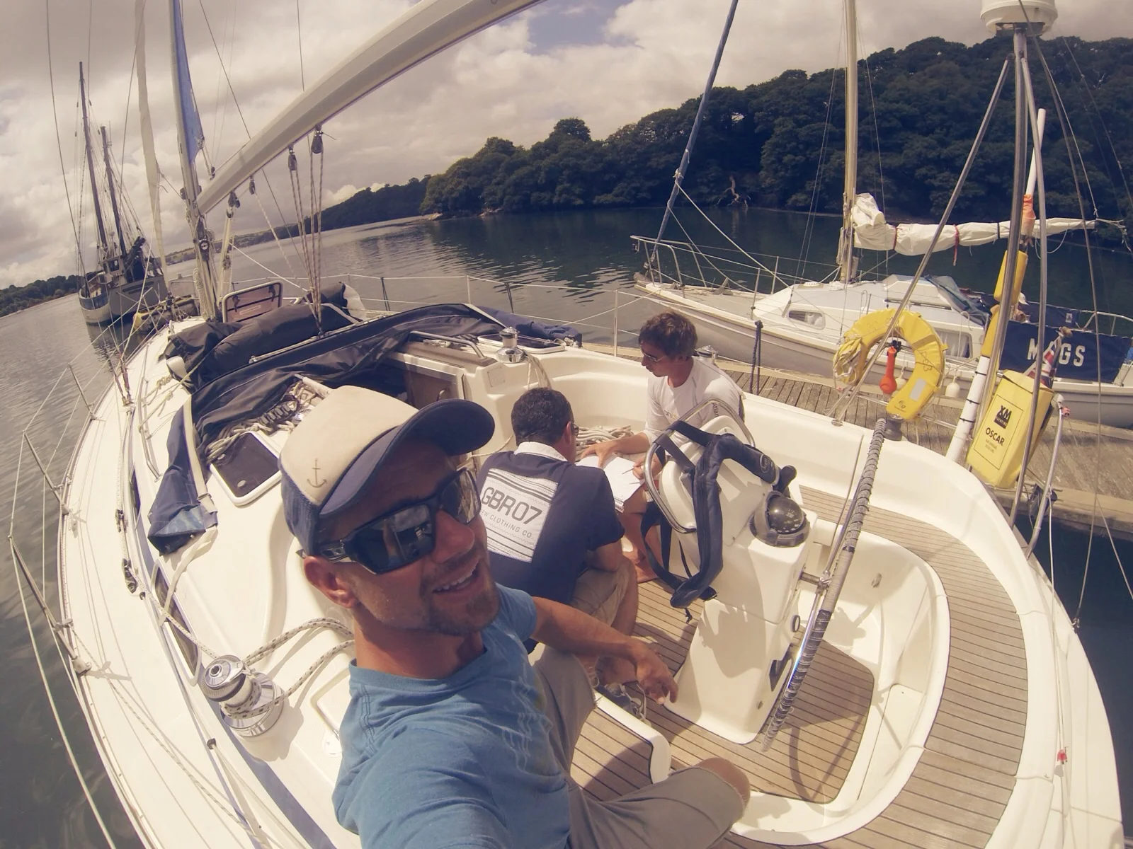 one of the school' straining boats, a Bavaria 38&nbsp;