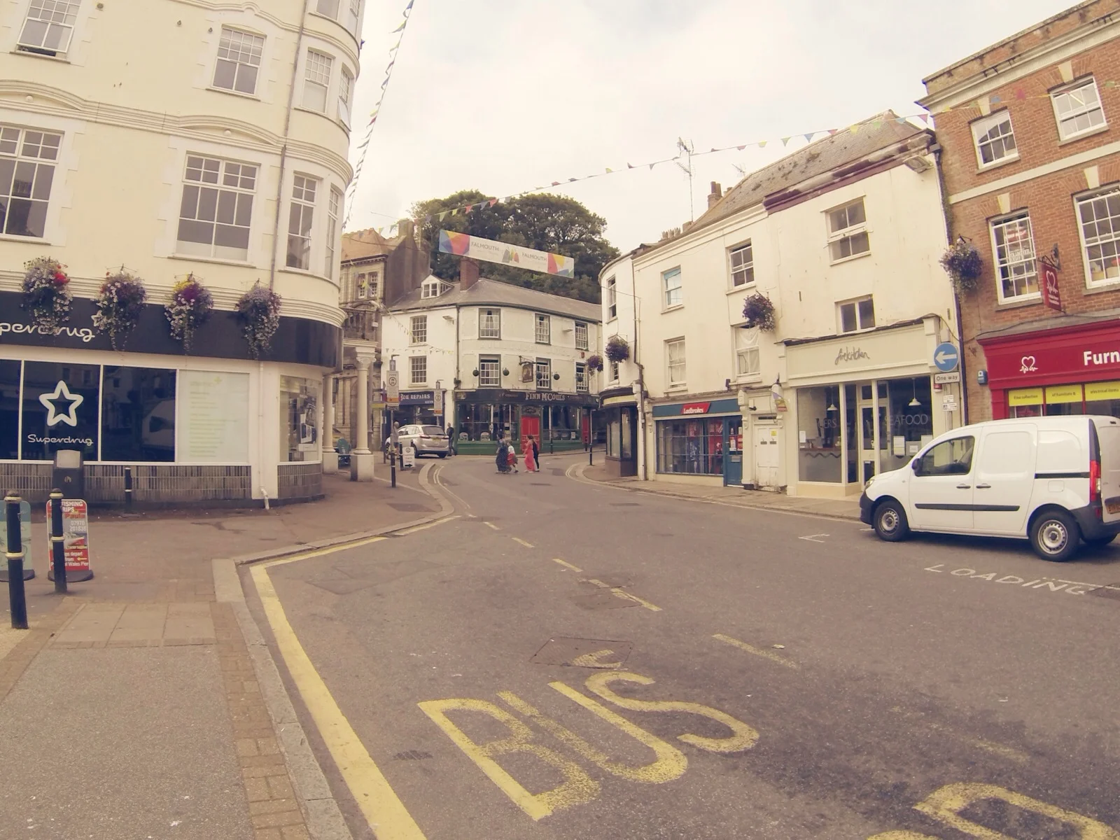Falmouth town centre