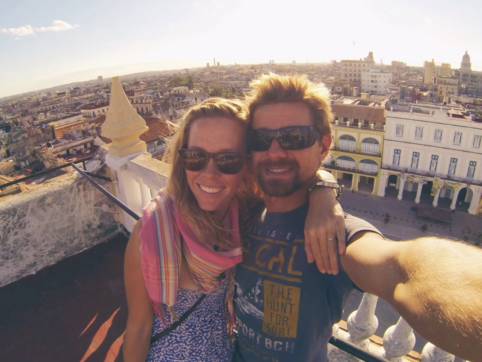 on the roof of the Camera Obscura, overlooking Old Havana, Cuba. Dec 2014.