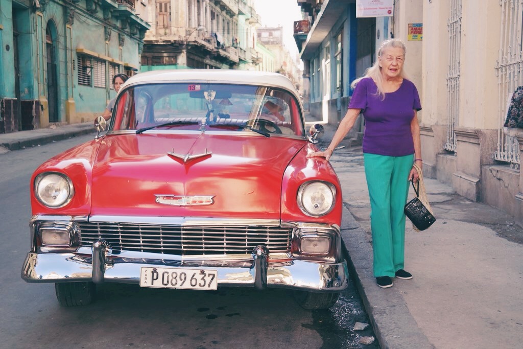 Habana Centro: this sweet lady was stoked to get her photo taken