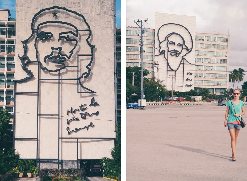 Plaza de la Revolucion - Che Gevara &amp; Camilo Cienfuegos